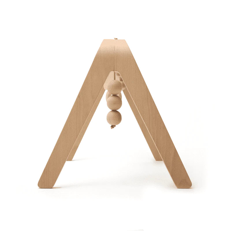 Charlie Crane Naho Wood Activity Arch with Wooden Toys - Montessori Baby Play Gym for Sensory Development & Tummy Time - Perfect for Nursery & Playroom Decor
