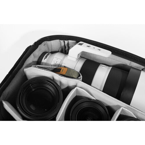 Peak Design Camera Cube v2 (Large) - Waterproof DSLR Camera Bag for Travel & Outdoor Photography - Perfect for Hiking, Camping, and Adventure Trips