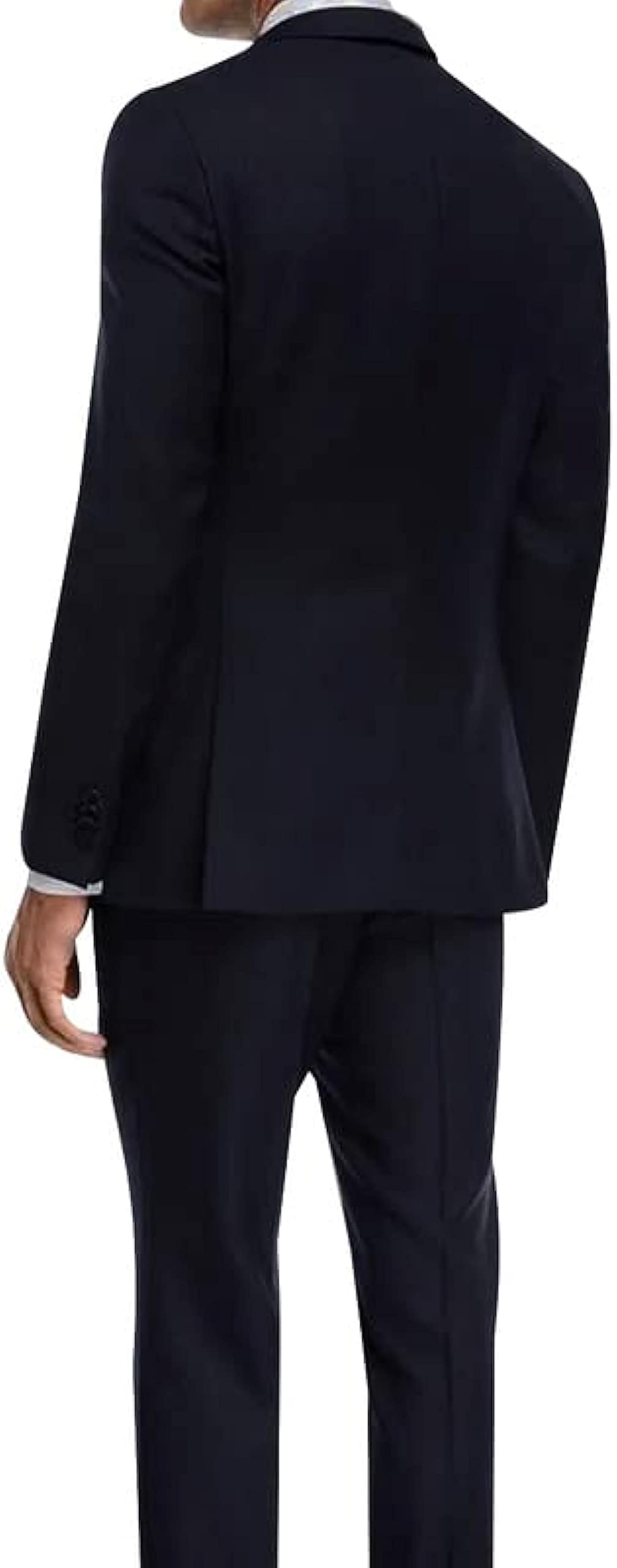 John Wick Inspired Men's Black Tuxedo Suit Set - Formal 3-Piece Dress Suit for Weddings, Prom & Special Occasions - Premium Wool Blend Menswear with Tailored Fit