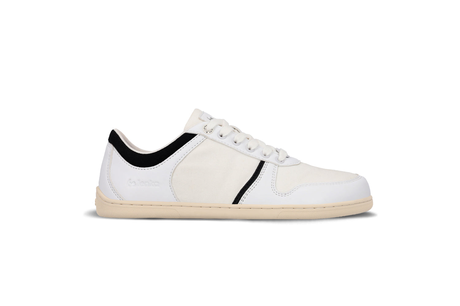 Barefoot Sneakers for Women & Men - Be Lenka Echo Vegan Minimalist Shoes in White & Black | Lightweight & Flexible for Running, Walking & Everyday Comfort