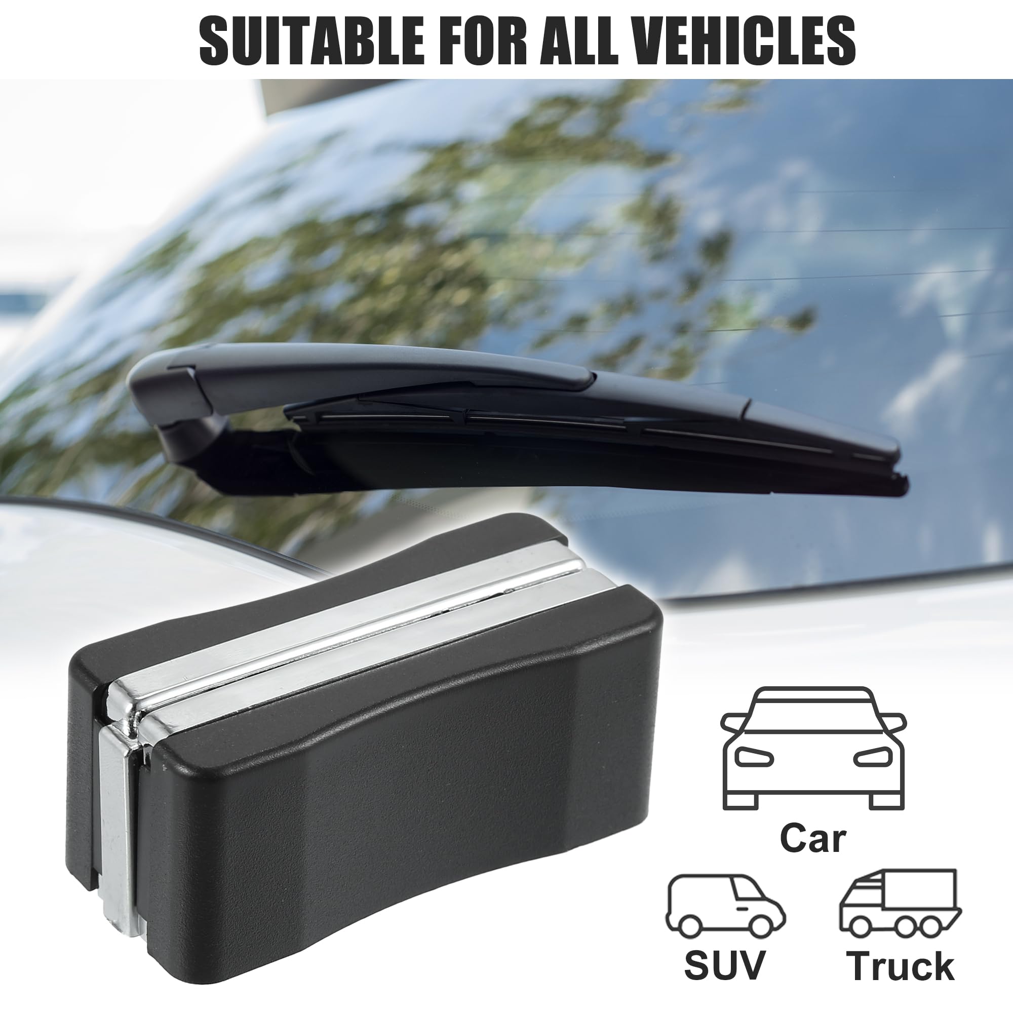 X AUTOHAUX Universal Wiper Blade Replacement Tool - Black Plastic Windshield Wiper Cutter for Easy DIY Wiper Blade Repair - Perfect for Cars, Trucks, SUVs & RVs