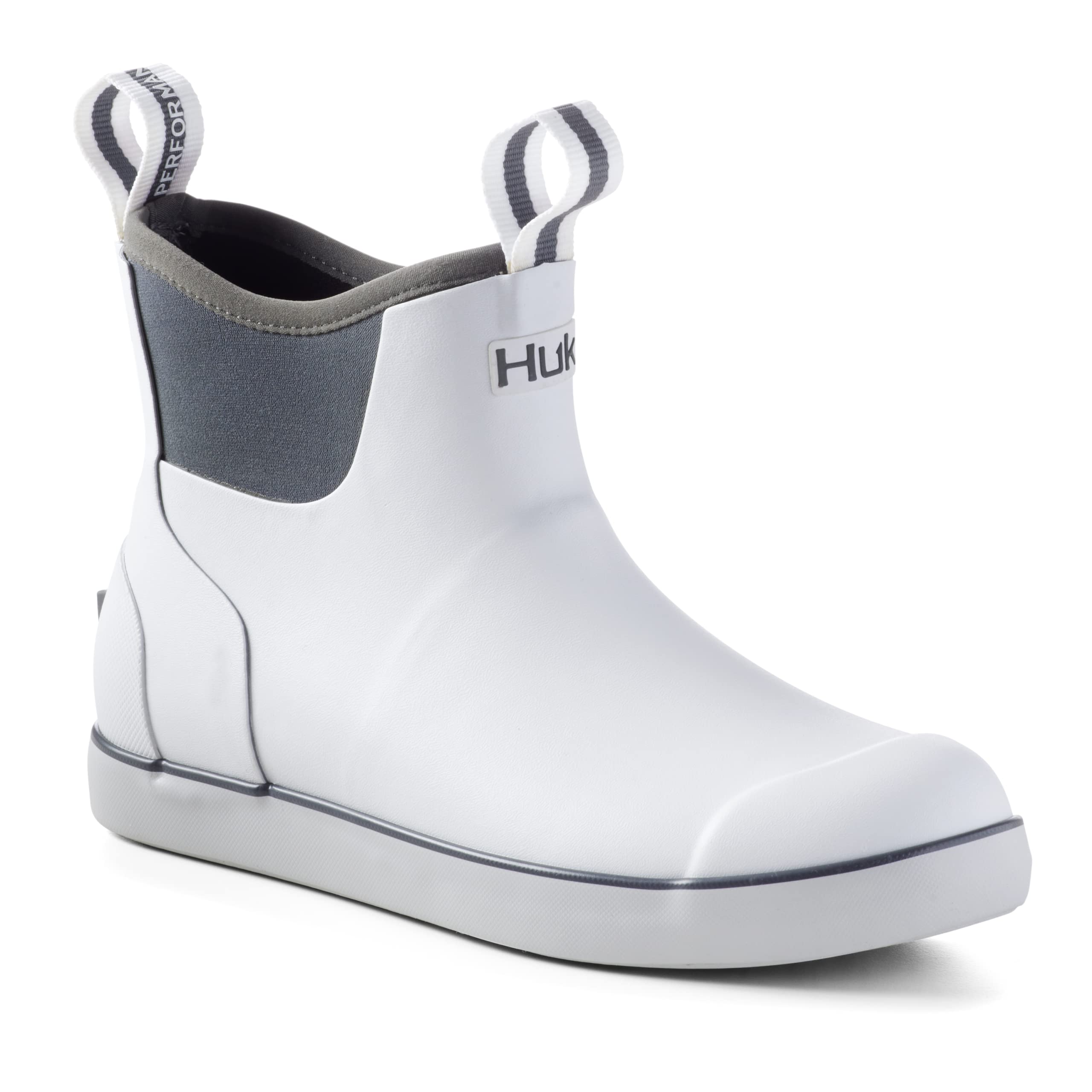 HUK Women's Rogue Wave Waterproof Fishing & Deck Boots - Non-Slip Rain Shoes for Outdoor, Boating, and Wet Weather Activities