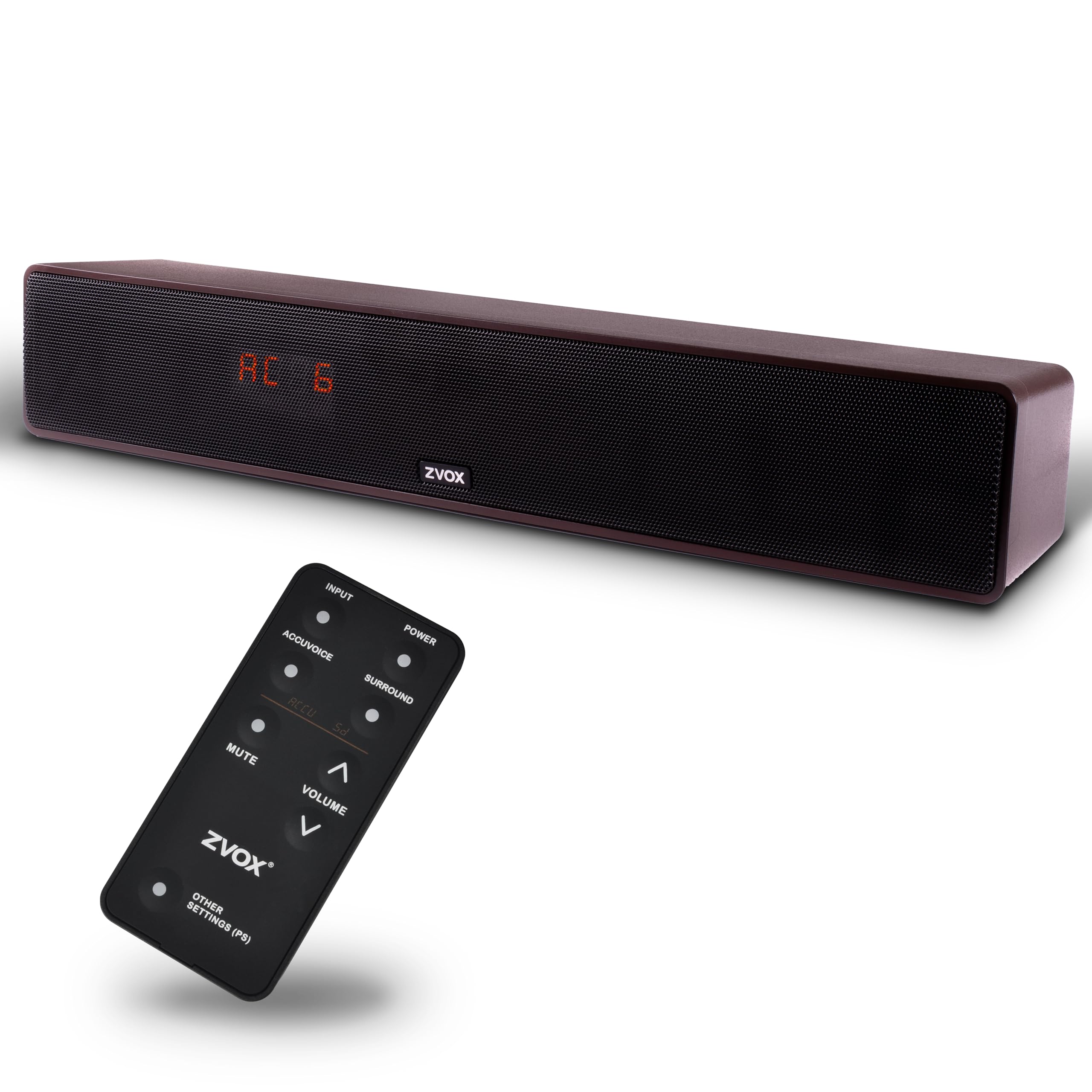 ZVOX AV157 Dialogue Clarifying Sound Bar with AccuVoice Technology - 12 Levels of Voice Boost for Clear TV Audio, 17