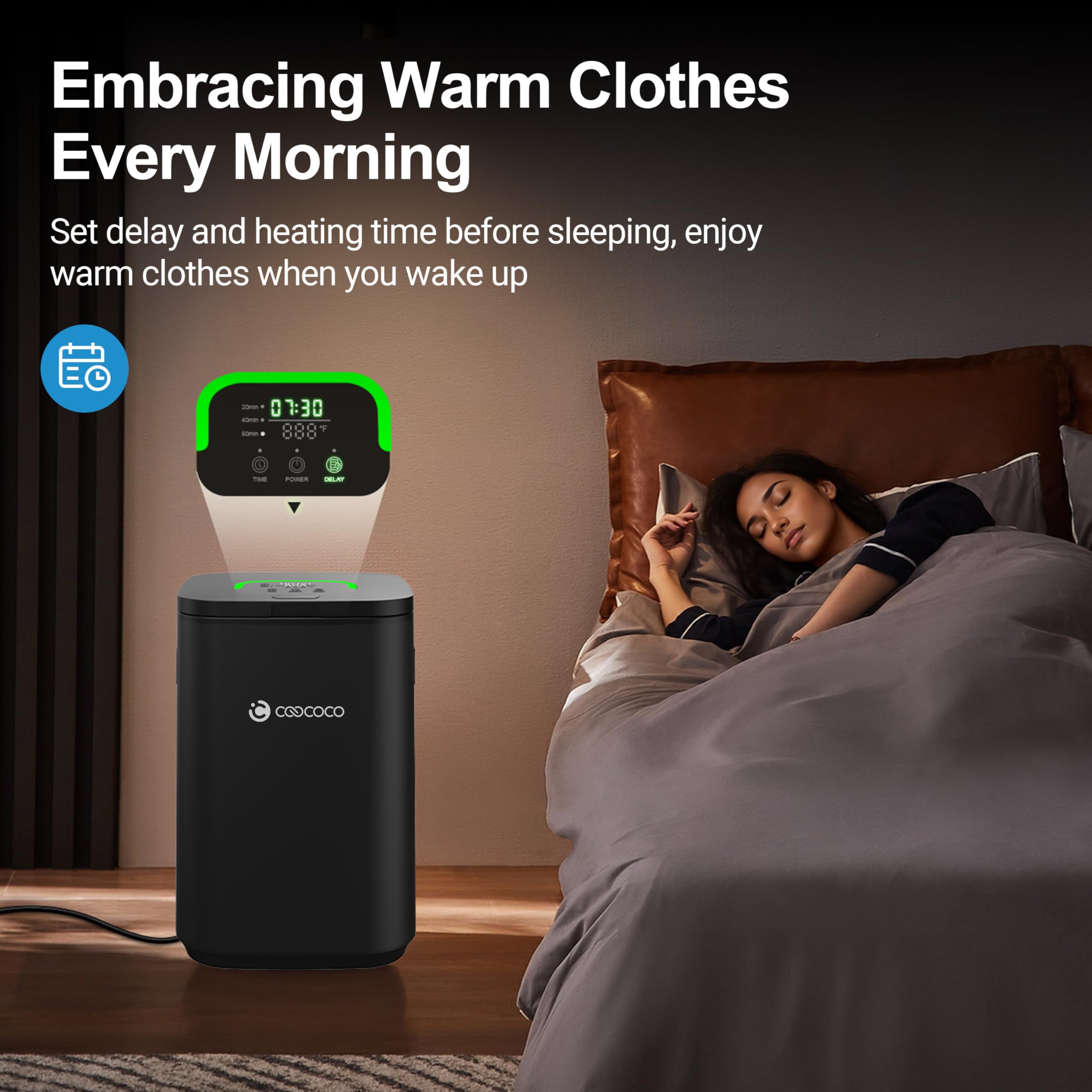 Premium 23L Large Towel Warmer & Blanket Heater for Bathroom - Child Lock, 24H Timer, LED Display - Perfect Housewarming Gift for Women & Men - Ideal for Spa, Salon, and Home Relaxation