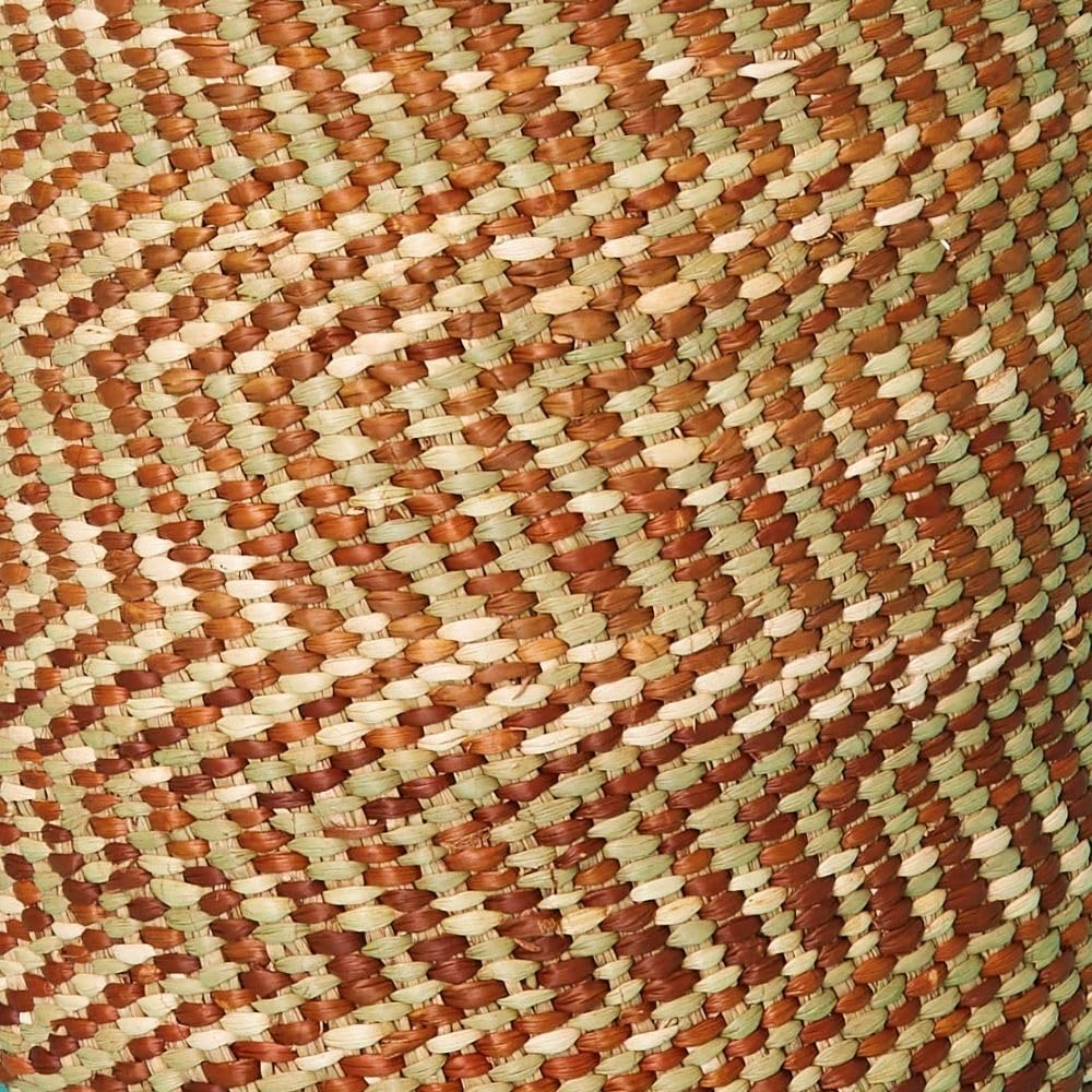Large Brown Iringa Woven Basket - Indoor Planter & Toy Storage Organizer for Home Decor, Nursery, and Living Room
