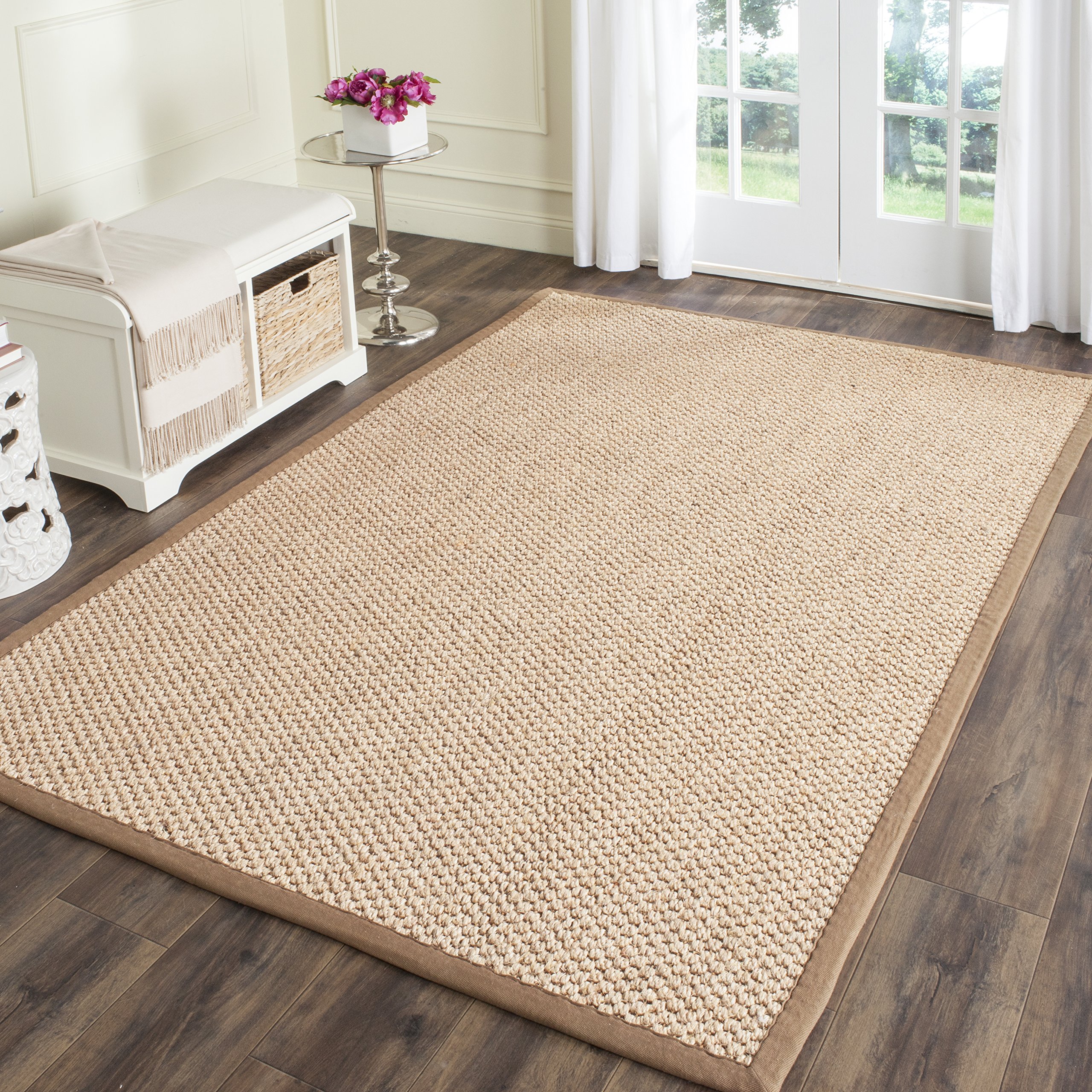 SAFAVIEH Natural Fiber Collection 6' x 9' Sisal Area Rug - Eco-Friendly, Durable & Easy Care for High Traffic Areas - Perfect for Living Room, Bedroom & Home Decor (NF525B)