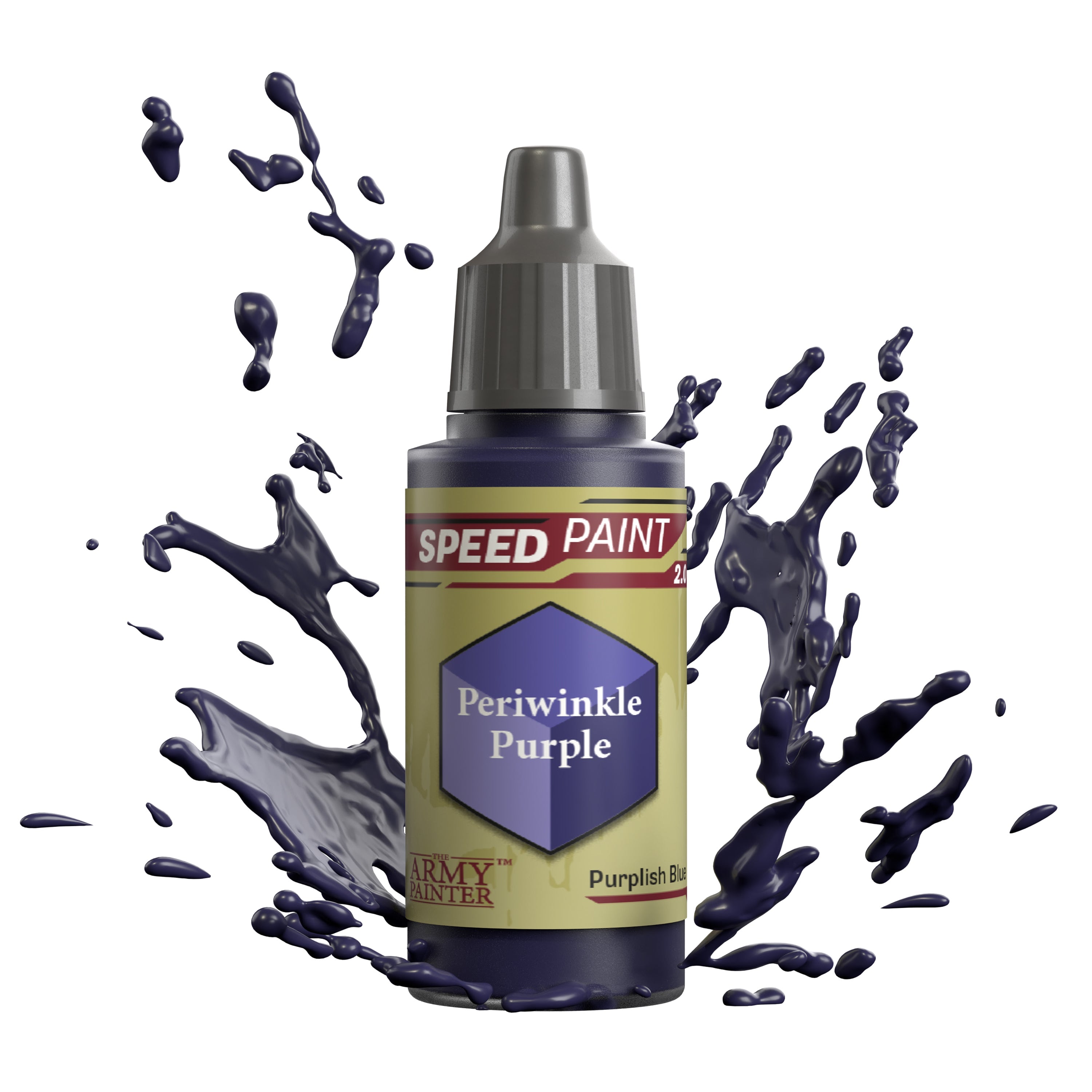 Speedpaint: Periwinkle Purple Acrylic Paint - Fast-Drying Art Supplies for Canvas, Wood & DIY Crafts | Perfect for Artists & Hobbyists