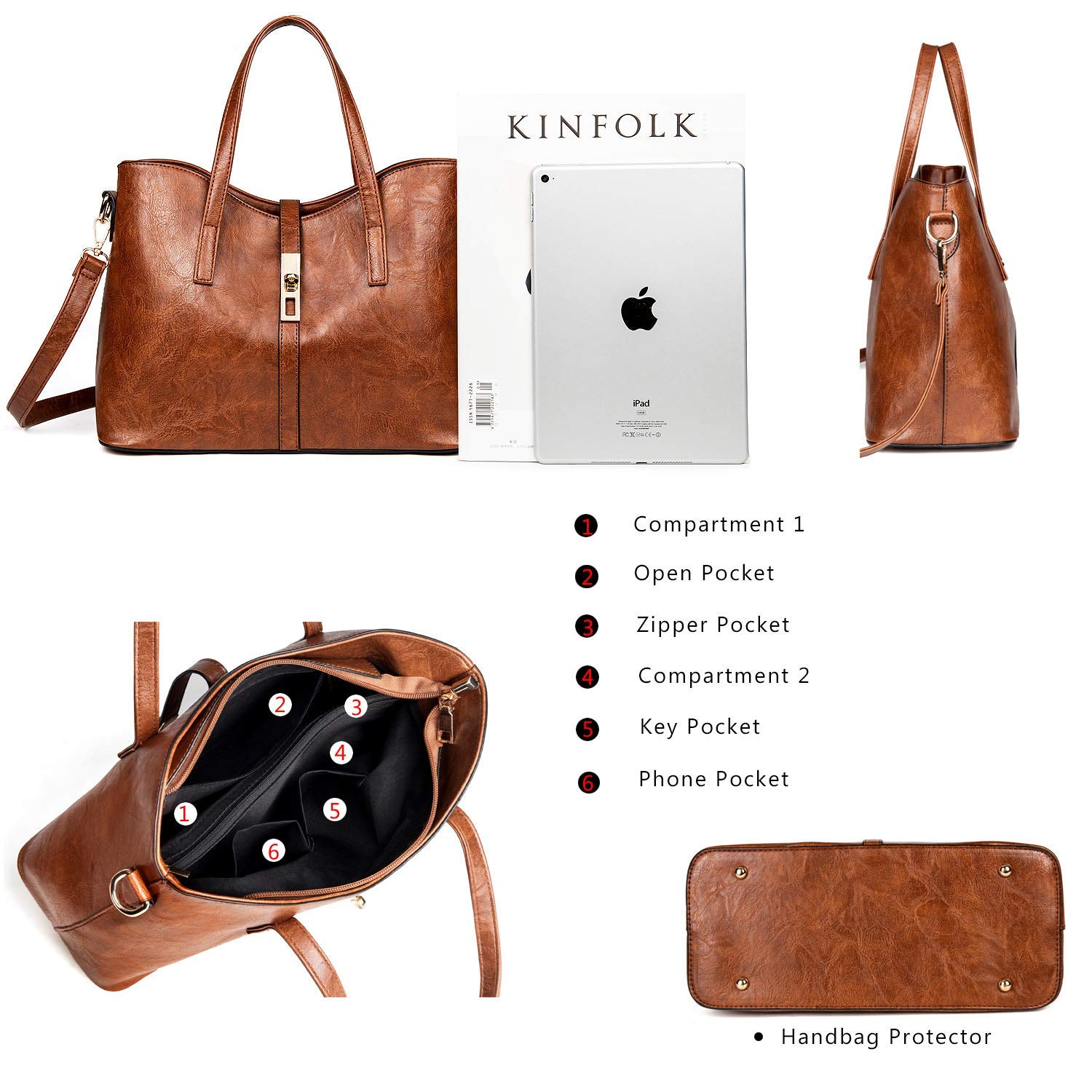 Stylish SYKT Women's Purses & Handbags - Satchel, Shoulder Tote Bags & Wallets Set for Work, Travel & Everyday Use | Fashionable Ladies Accessories Collection