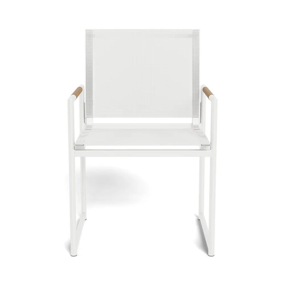 Lightweight Aluminum Outdoor Dining Chair - Weather-Resistant Patio Furniture for Garden, Poolside & Backyard Relaxation