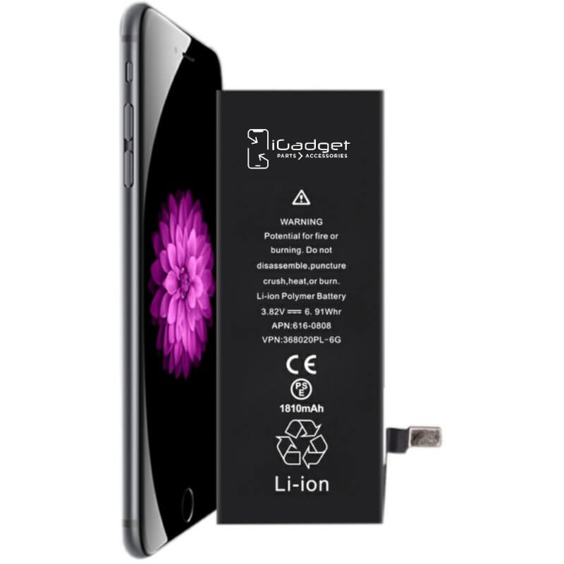 Premium iPhone 6 Battery Replacement - High Capacity 2200mAh Li-ion Battery with Tools Kit | Compatible with iPhone 6 Models | Perfect for DIY Repair, Home Use & Travel Backup Power