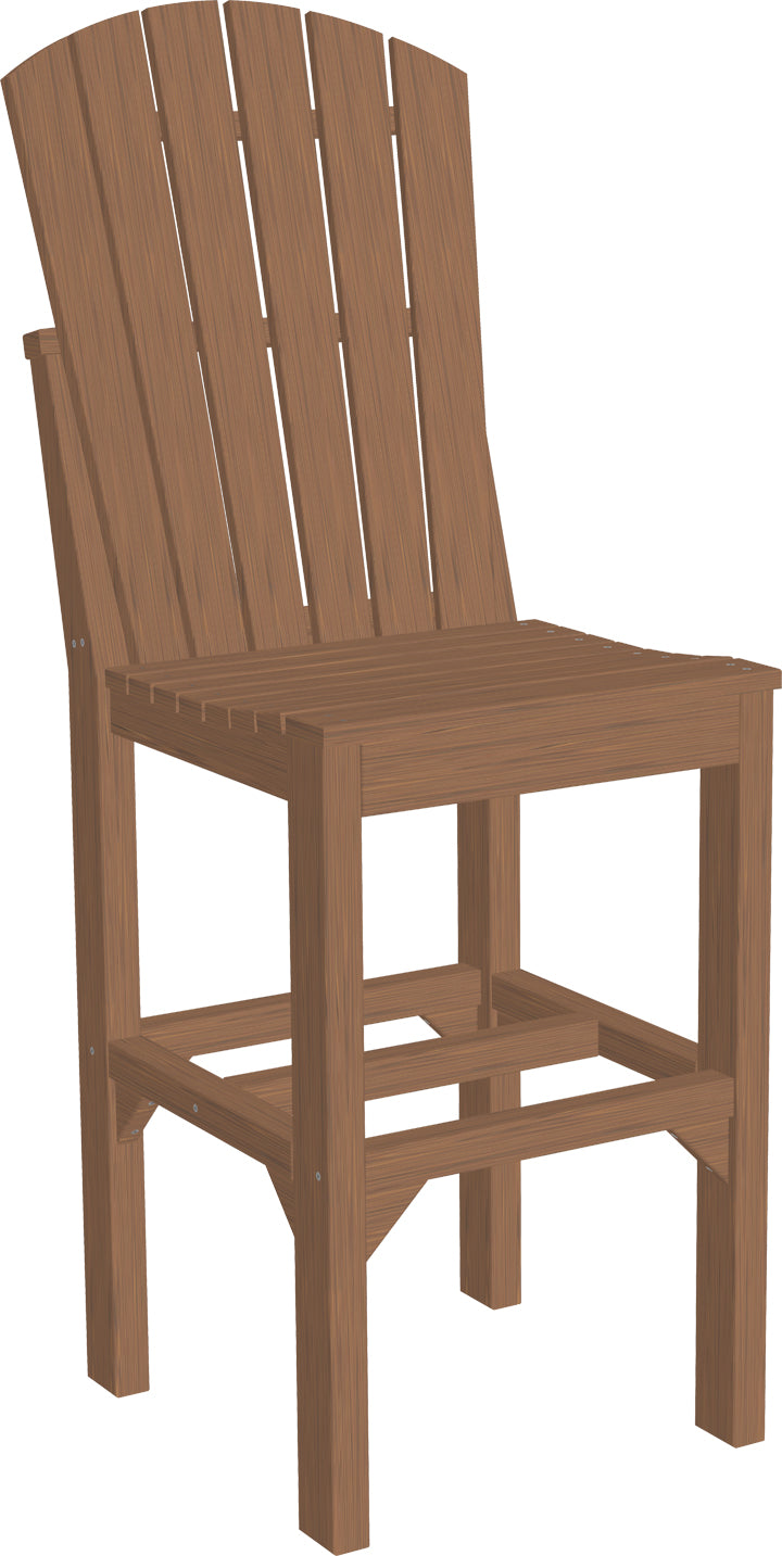Premium Adirondack Bar Height Side Chair - Outdoor Patio, Deck, and Garden Seating - Durable & Weather-Resistant for Backyard, Poolside, and Porch Relaxation