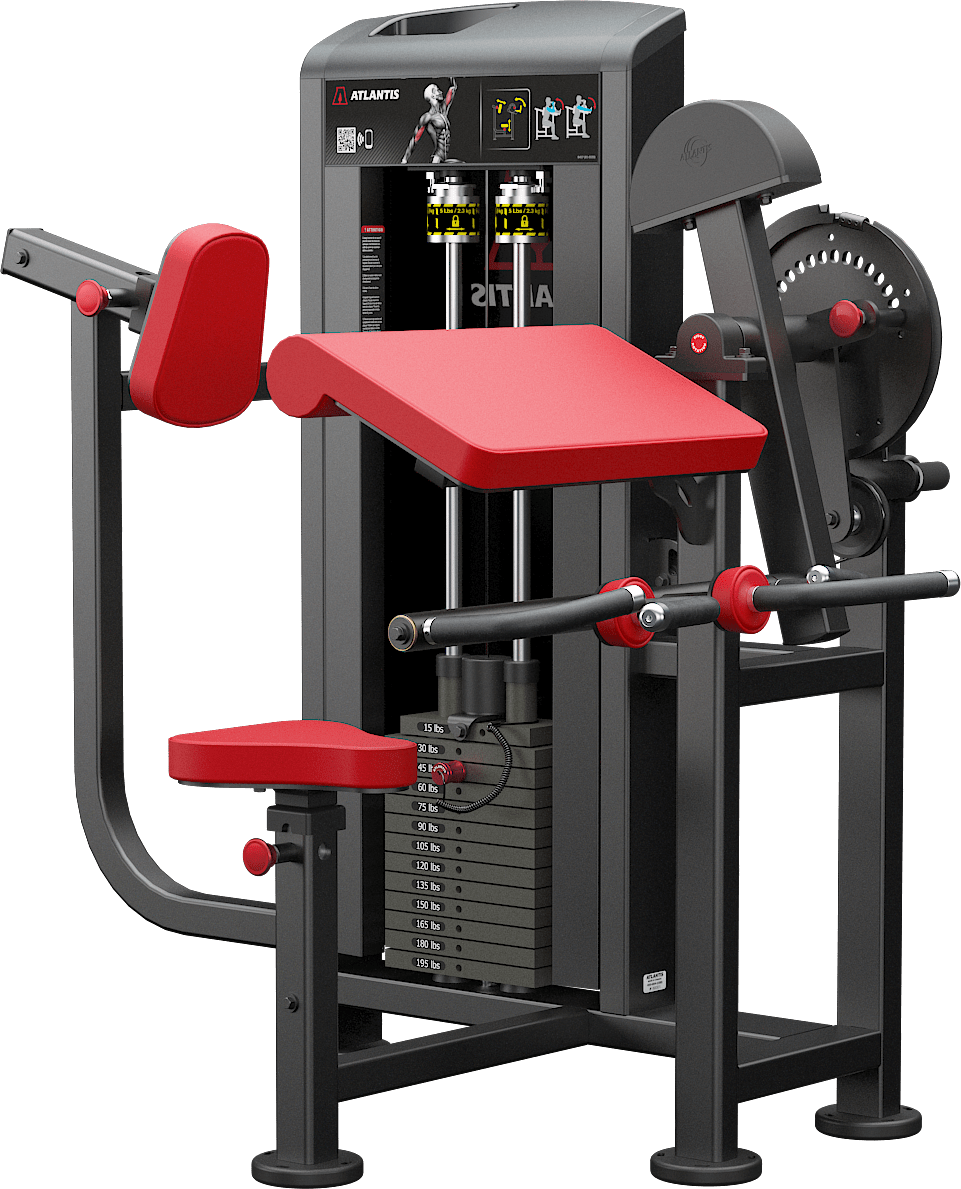 ATLANTIS Biceps and Triceps Combo Machine - Professional Arm Workout Equipment for Home & Gym Strength Training
