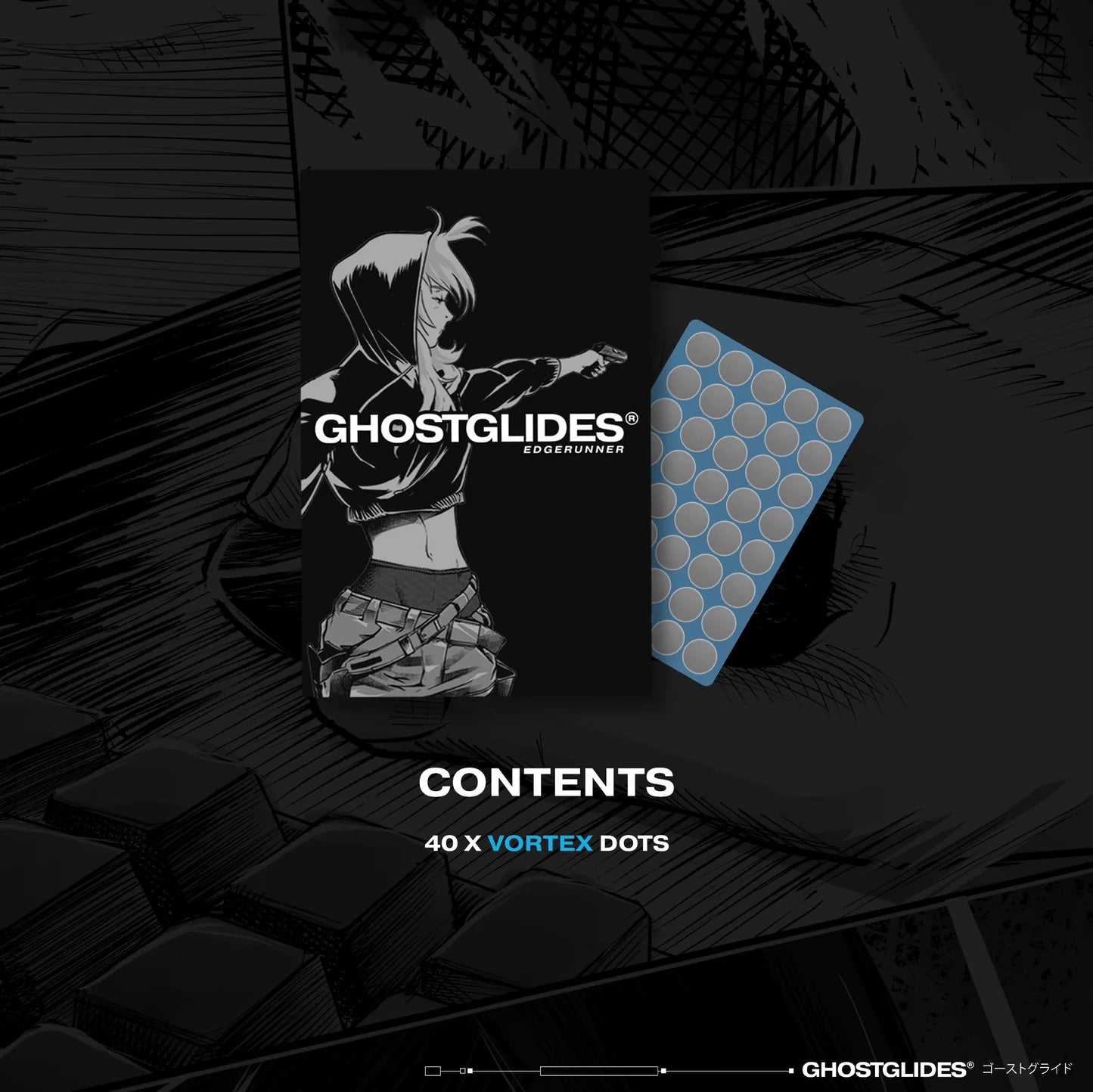 GHOSTGLIDES EDGERUNNER Skates with VORTEX Control Universal Dots - Premium Inline Skates for Speed & Precision - Perfect for Urban Skating, Fitness Training & Roller Sports