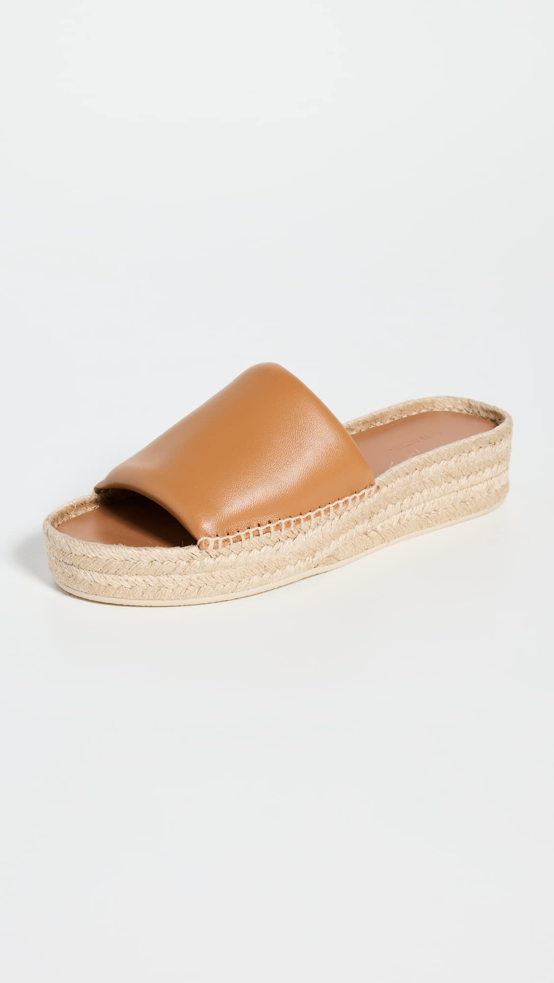 Vince Women's Jesse Sandals - Comfortable Leather Slide Sandals for Summer | Casual Outfits, Beach, Vacation & Everyday Wear