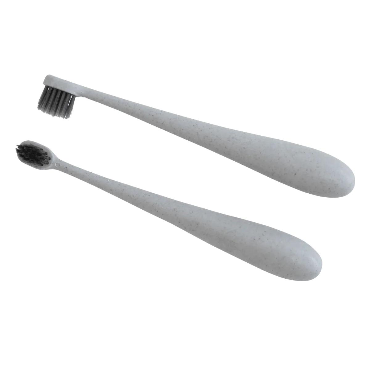 Eco-Friendly Glitter & Spice Kids Wheat Straw Toothbrush - BPA-Free, Biodegradable for Sustainable Oral Care - Perfect for Travel, School & Daily Brushing Routine
