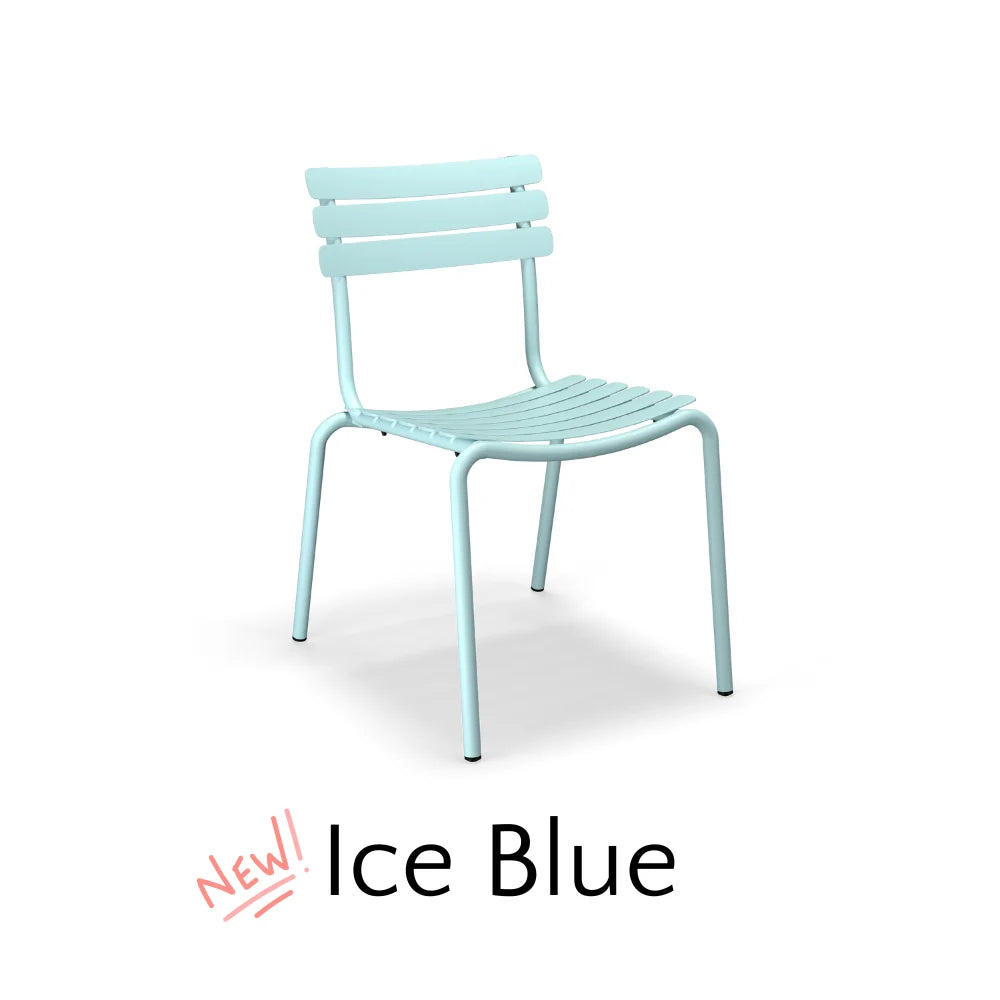 ALUA Outdoor Stackable Dining Chairs Without Armrests - Patio, Garden & Poolside Furniture for Backyard, Deck & Outdoor Entertaining