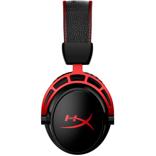 HyperX Cloud Alpha Wireless Gaming Headset for PC - 300H Battery, DTS:X Spatial Audio, Noise-Canceling Mic | Aluminum Frame | Perfect for Esports, Streaming & Work from Home (Includes Cleaning Kit & Headphone Stand)