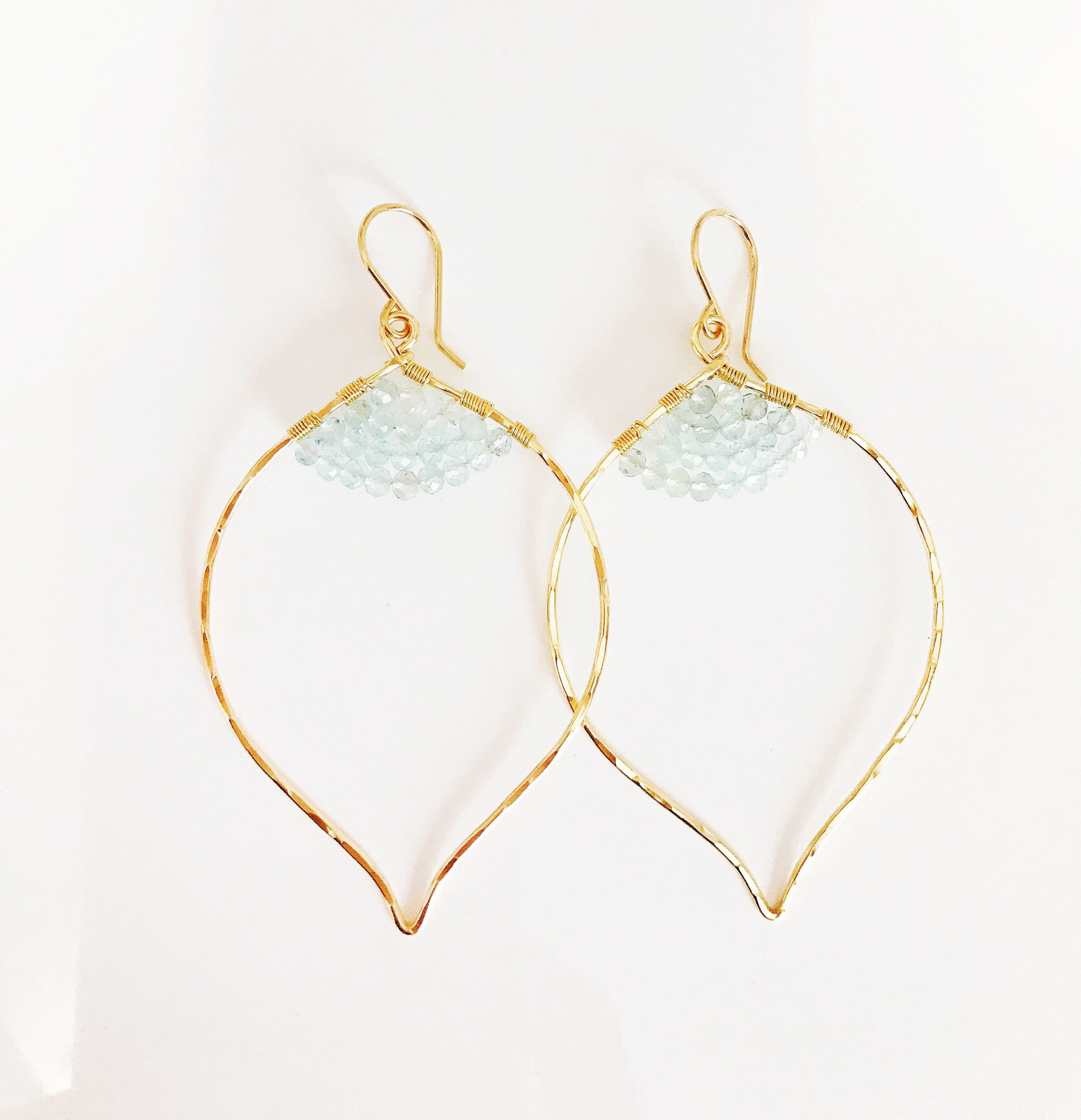 Aquamarine Earrings for Women - Elegant Malie E194 Dangle Earrings - Perfect for Weddings, Parties & Special Occasions
