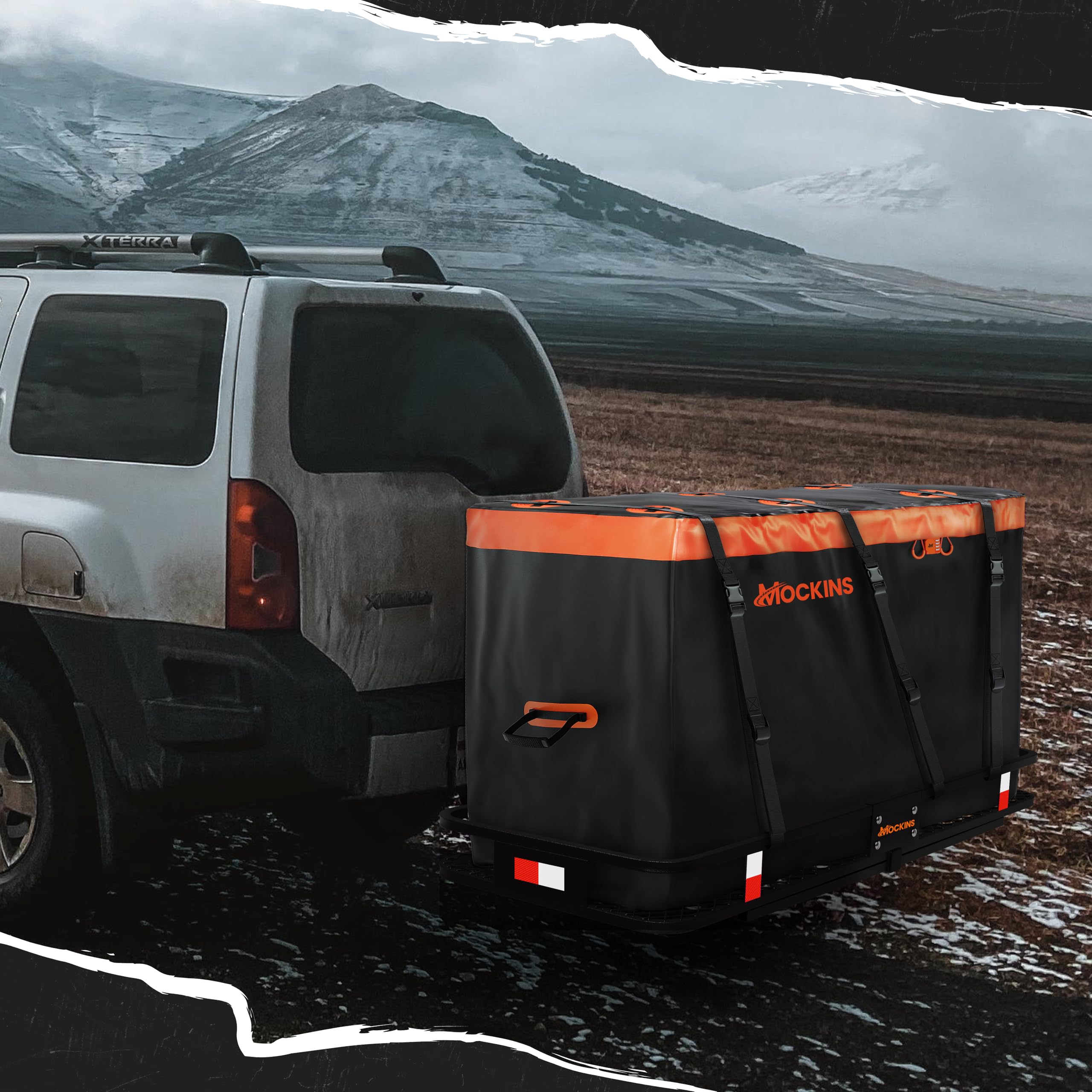 **Mockins 30 Cu.Ft. Waterproof Trailer Hitch Cargo Carrier Bag – 60