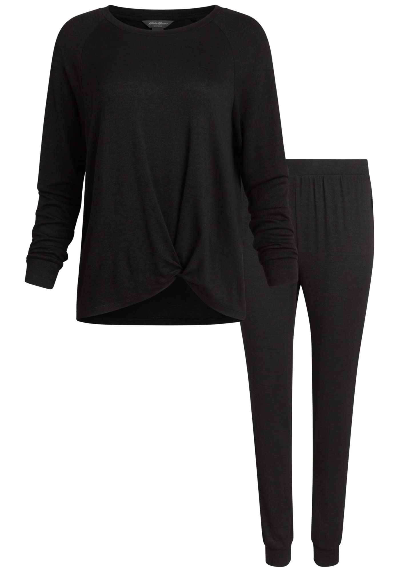 Eddie Bauer Women's Long Sleeve Lounge Set - Soft & Cozy Shirt & Jogger Pajama Set for Relaxing at Home, Sleeping or Lounging | Comfortable Casual Outfit for Women