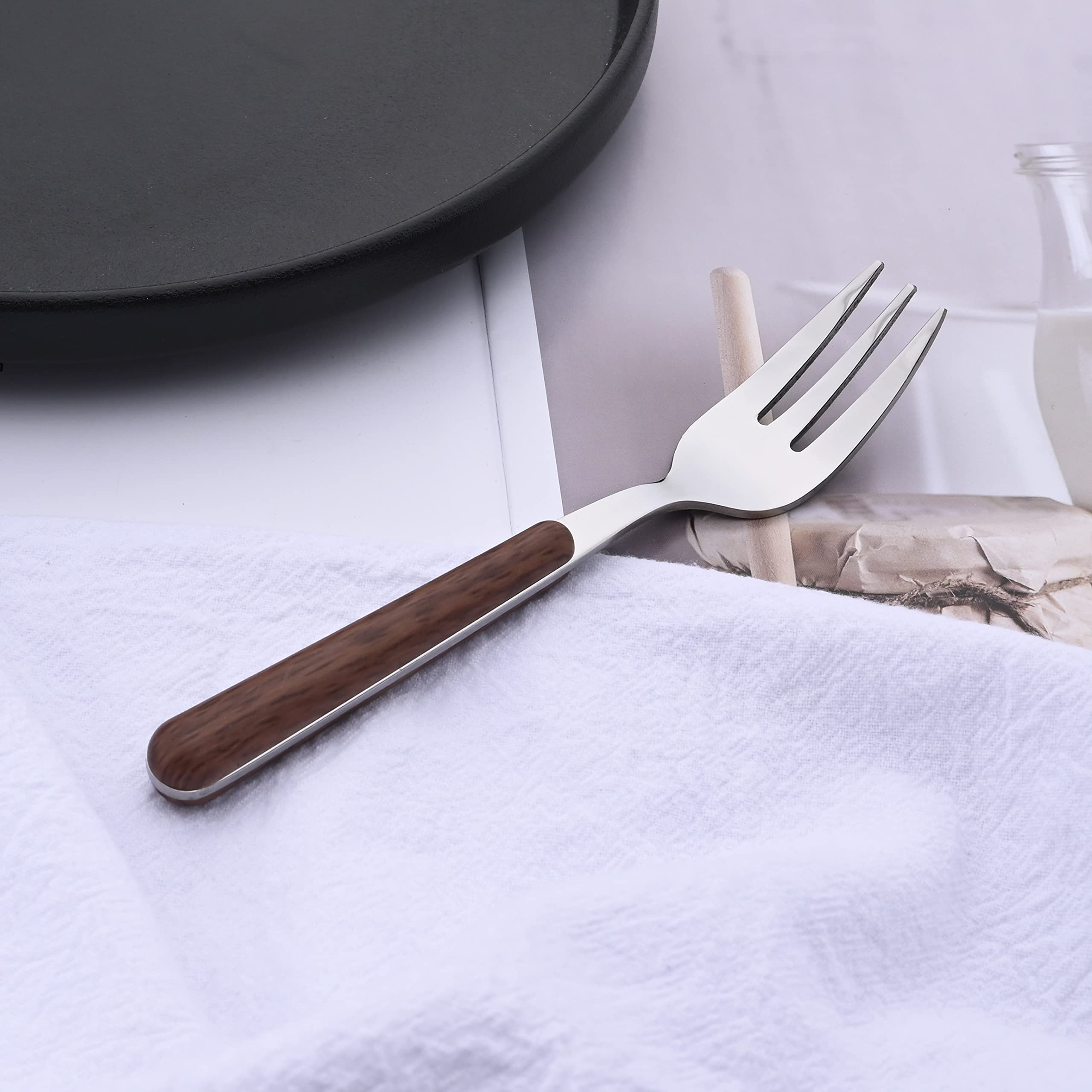 10-Piece Stainless Steel Appetizer Forks Set - 5.7