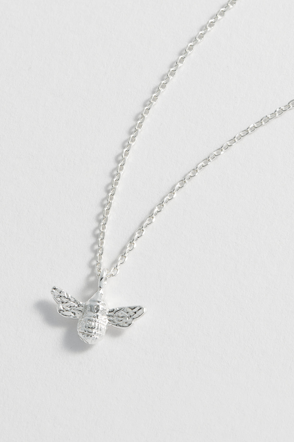 Bee Necklace for Women - 925 Sterling Silver Bee Pendant with Cubic Zirconia - Elegant Jewelry Gift for Her - Perfect for Everyday Wear, Birthdays & Special Occasions