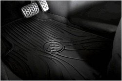 GM Accessories 22890578 All-Weather Floor Mats Set - Front & Rear Cocoa Color for Chevy, GMC, Cadillac - Perfect for Trucks, SUVs, Off-Road & Winter Protection