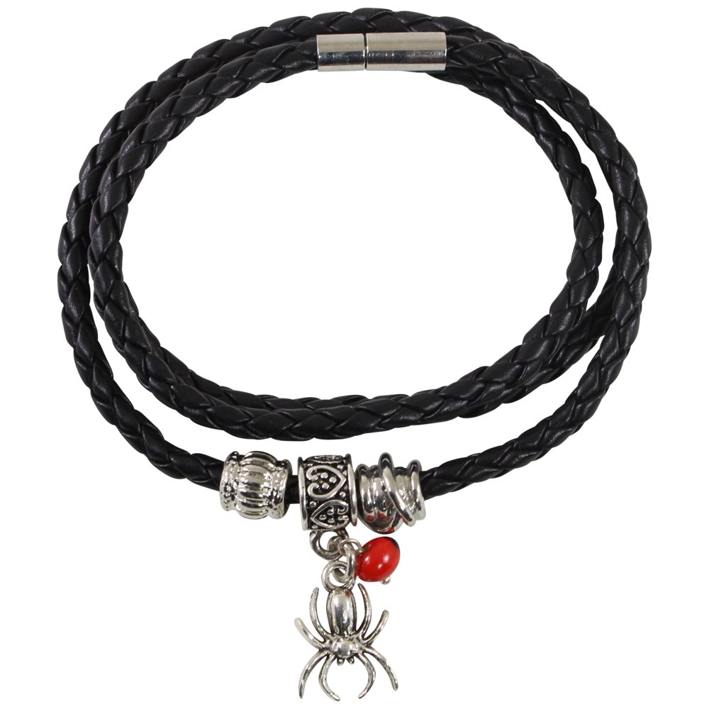 Evelyn Brooks Adjustable Charm Bracelet with Meaningful Good Luck Huayruro Seed Bead & Magnetic Clasp - Multiple Charm Styles - Perfect Gift for Women (Mom, Daughter, Sister, Aunt, Girlfriend) - Ideal for Everyday Wear, Special Occasions & Thoughtful Gifting
