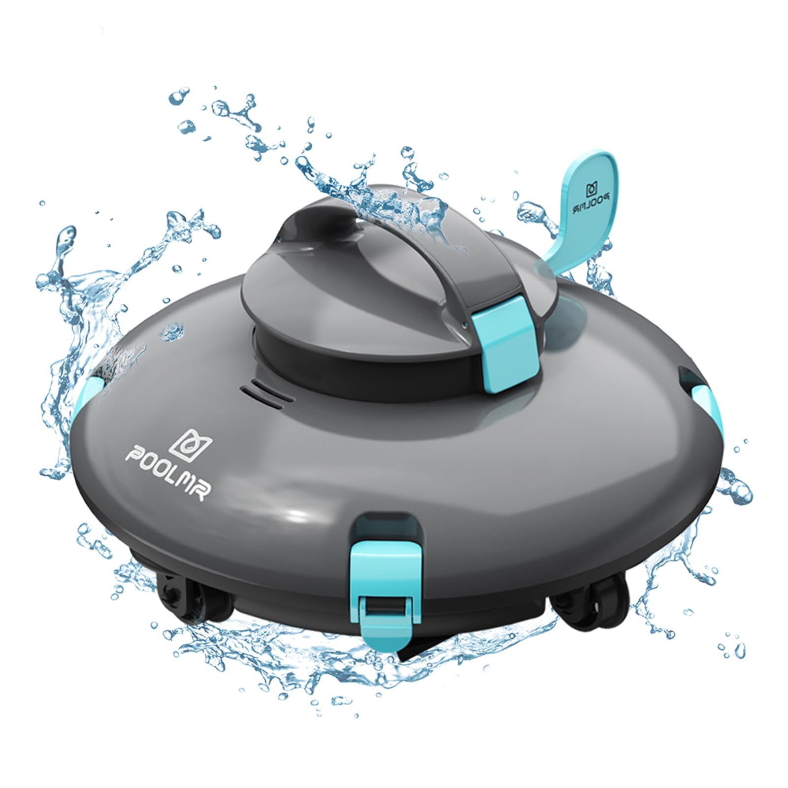 Cordless Robotic Pool Cleaner for Above Ground Pools - 140 Min Runtime, 52 Ft/Min Cleaning Speed, Dual-Motor, IPX8 Waterproof, Self-Parking - Ideal for Flat Swimming Pools (GreenBlack) - Perfect for Inground & Above Ground Pool Maintenance, Weekly Cleaning & Debris Removal