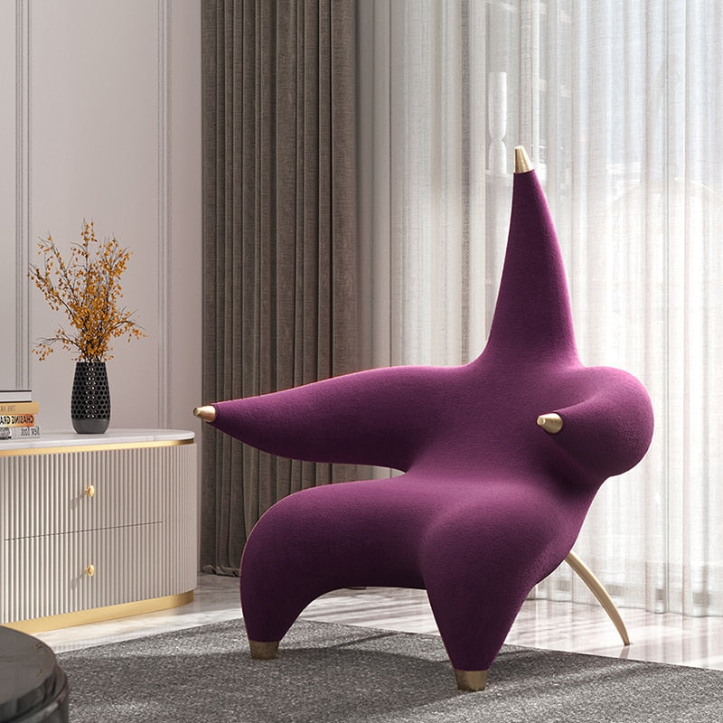 Star Sofa Chair - Comfortable Modern Lounge Chair for Living Room, Bedroom & Office - Your Perfect Seating Solution for Relaxing, Reading & Entertaining