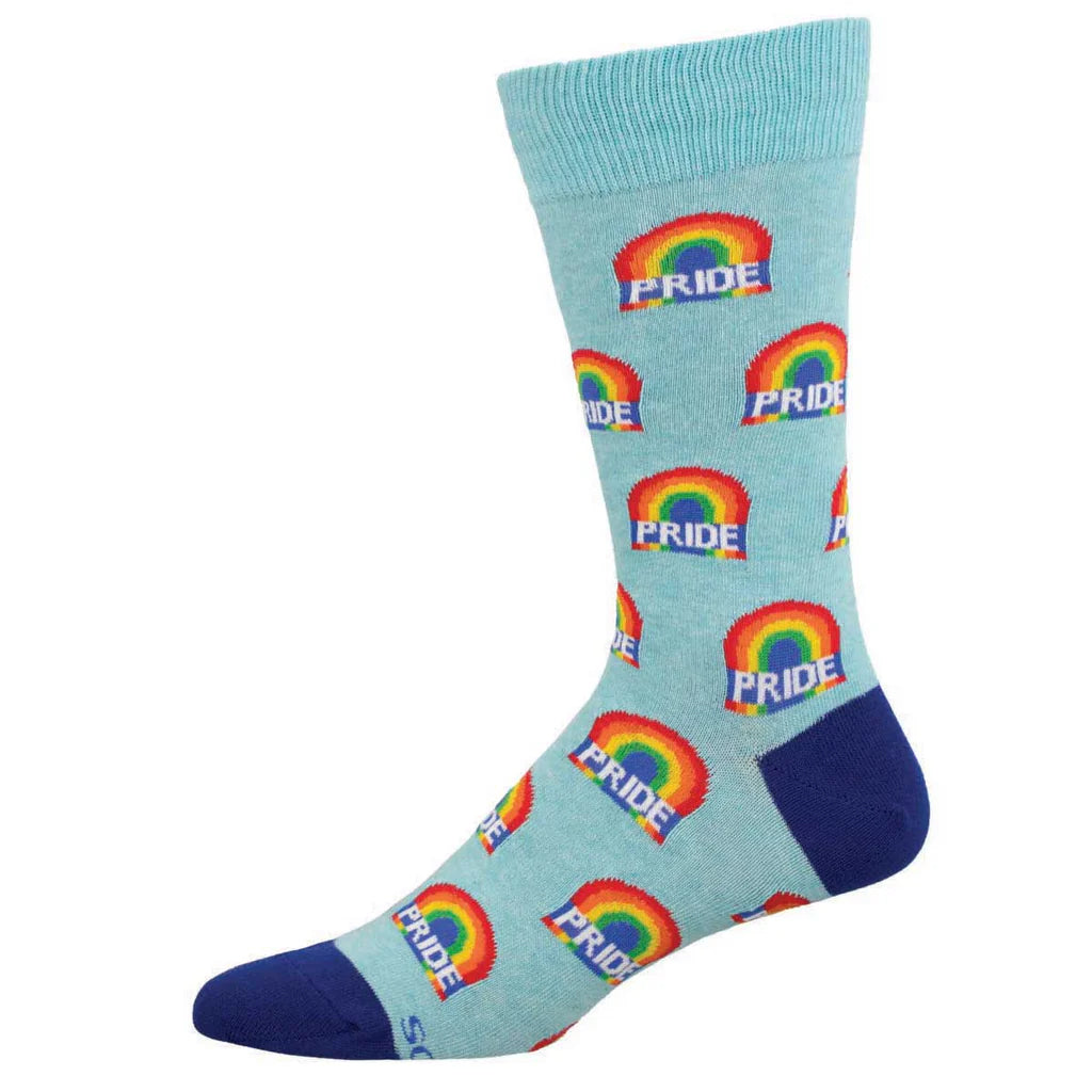 Men's Rainbow Pride T-Shirt - LGBTQ+ Support Apparel for Gay Pride Parades & Events