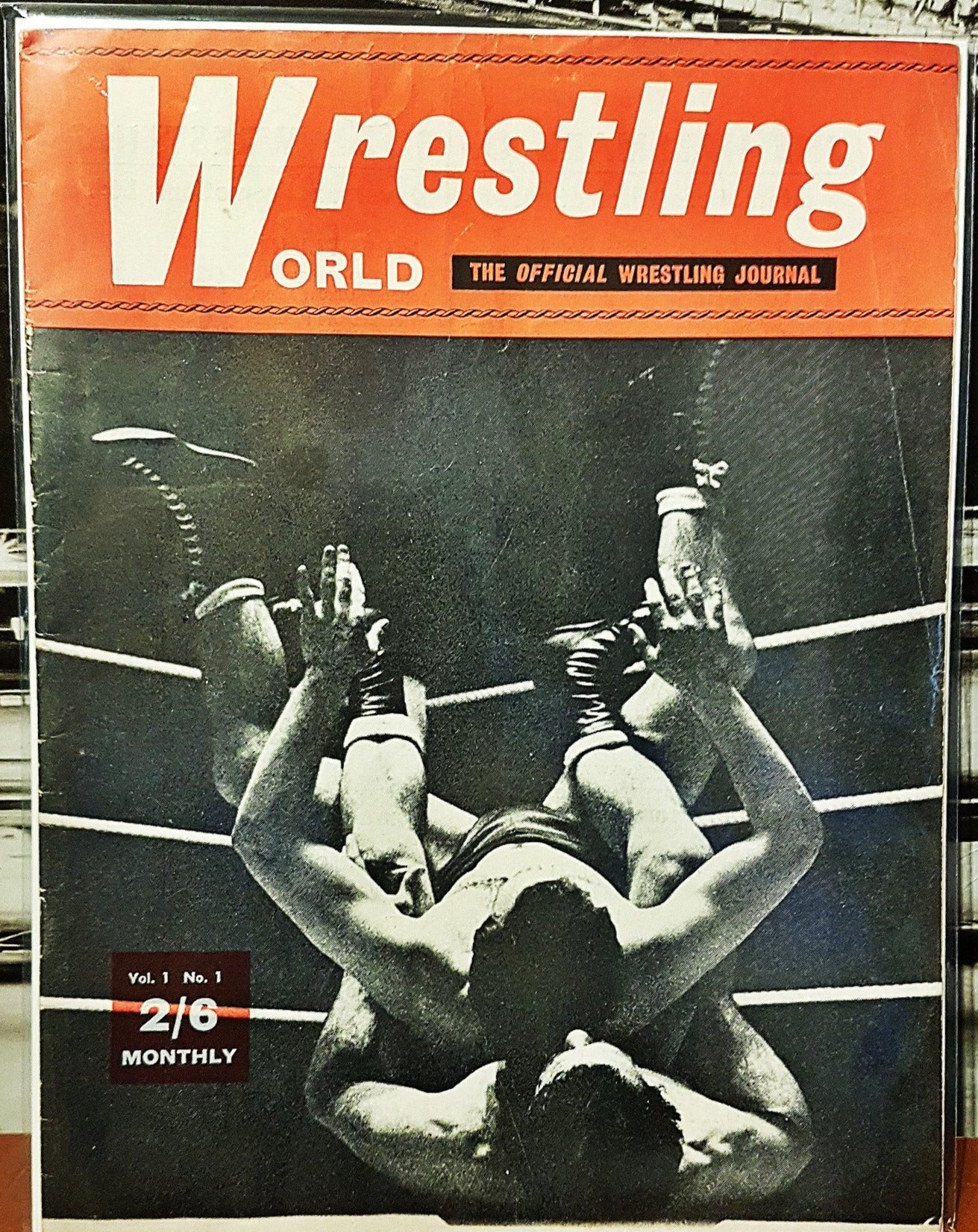 1961 Wrestling World Vol 1 No 1 Vintage UK Wrestling Magazine - Rare Collectible for Wrestling Fans & Sports Memorabilia Enthusiasts - Perfect for Display, Gifts & Wrestling History Collections