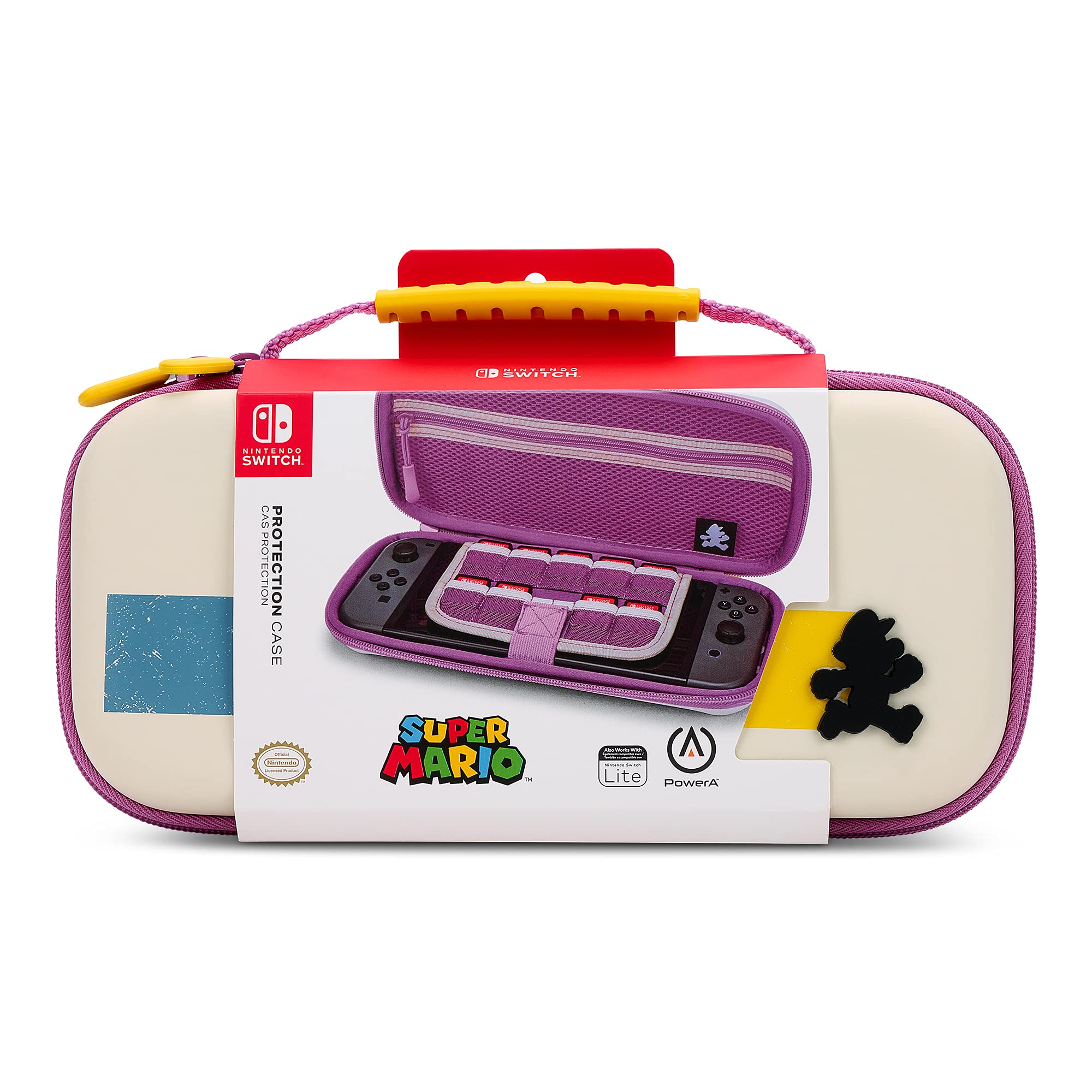PowerA Nintendo Switch Protection Case - Rainbow Run Mario Design, Durable Gaming Console Cover for Nintendo Switch | Perfect for Travel, Home & On-the-Go Gaming Protection