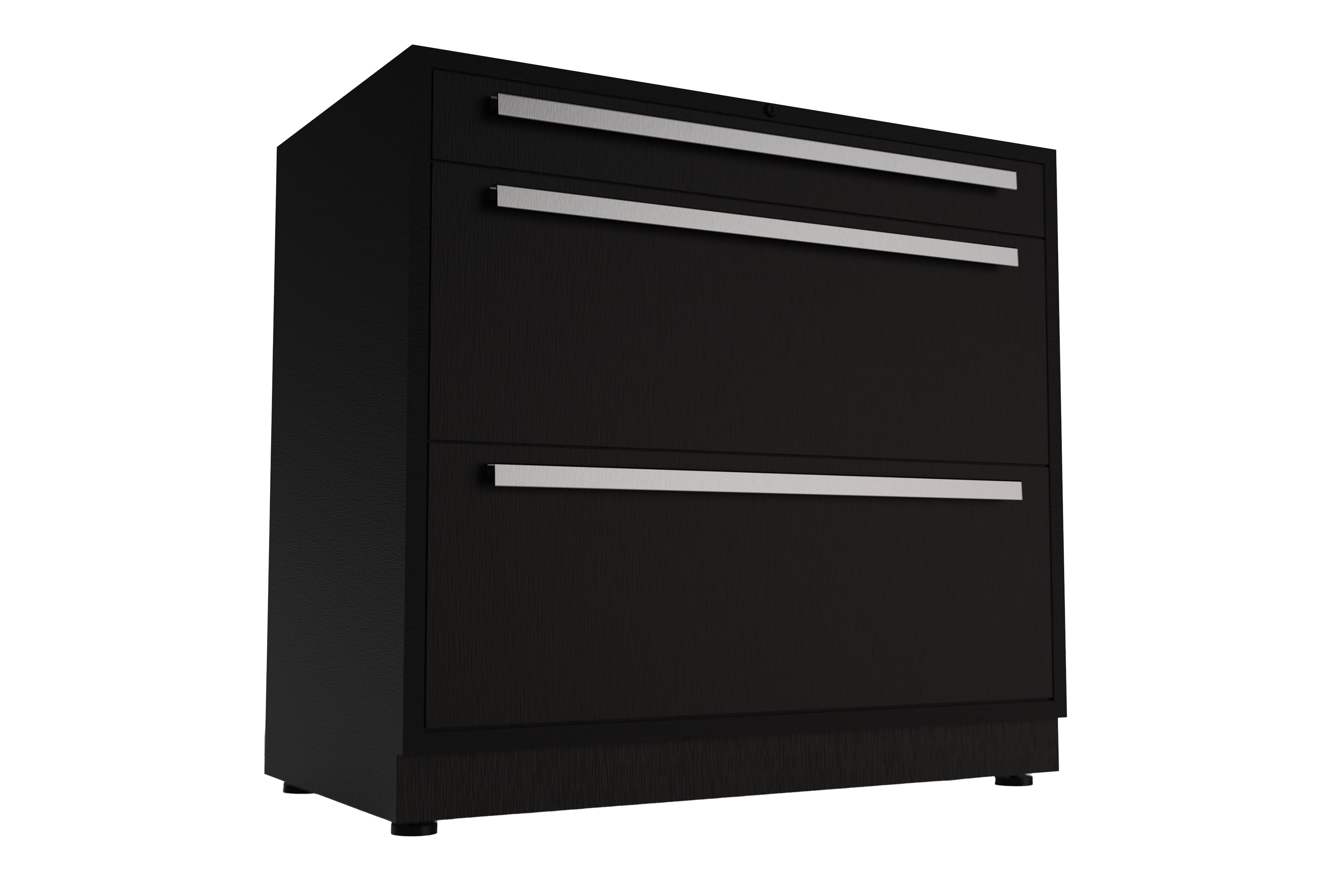 ProSlat Fusion Plus 3 Drawer Base Cabinet 40 Inch Wide - Heavy Duty Garage Storage Cabinet for Tools & Equipment - Perfect for Workshop, Garage & Home Organization