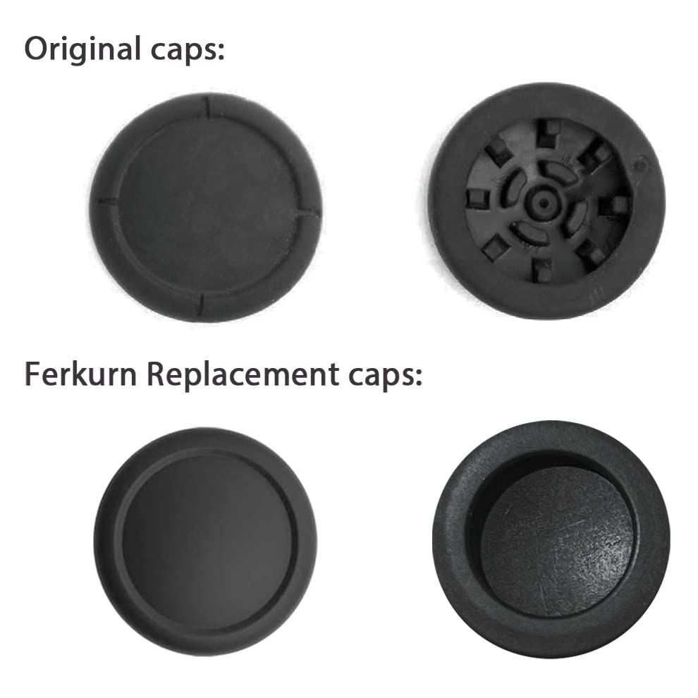 Ferkurn Replacement Joystick Thumb Grip Cap for Nintendo Switch Joy-Con, Switch OLED & Switch Lite - 3D Analog Skin Controller Cover Repair Kit Accessories | Enhance Gaming Comfort & Precision for Long Play Sessions