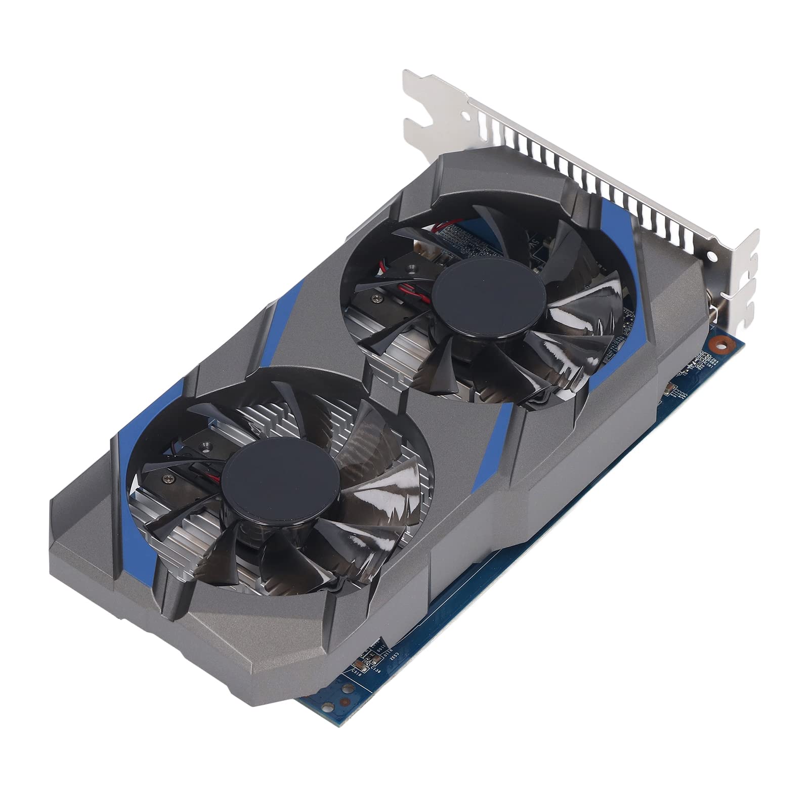 ASHATA GeForce GTX 750 Ti 2GB GDDR5 128Bit PCIe 3.0 Gaming Graphics Card with Dual Cooling Fans - DVI/VGA/HDMI Output, Low Noise PC Video Card for Gaming, Streaming & Home Theater PCs