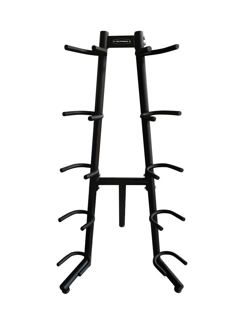 VO3 Medicine Ball Rack - Heavy Duty Storage Organizer for 10 Medicine Balls - Perfect for Home Gym, CrossFit & Fitness Studio Organization