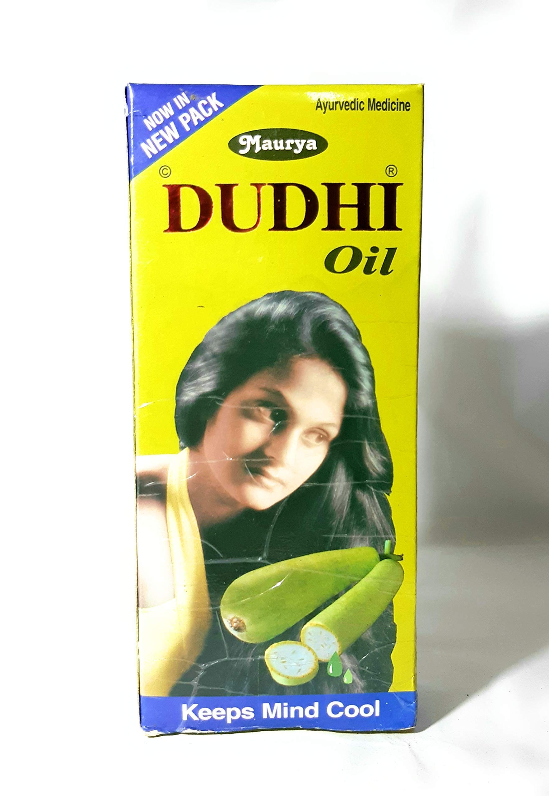 Pure Dudhi Oil 400ml by Maurya Pharmacy - Natural Hair Growth & Scalp Care Solution for Men & Women - Perfect for Ayurvedic Hair Treatments & Massage Therapy