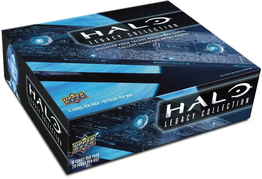 2023 Upper Deck Halo Legacy Collection Hobby Box - Premium Trading Cards for Collectors & Gamers | Perfect for Sports Memorabilia, Gift Giving & Card Battles