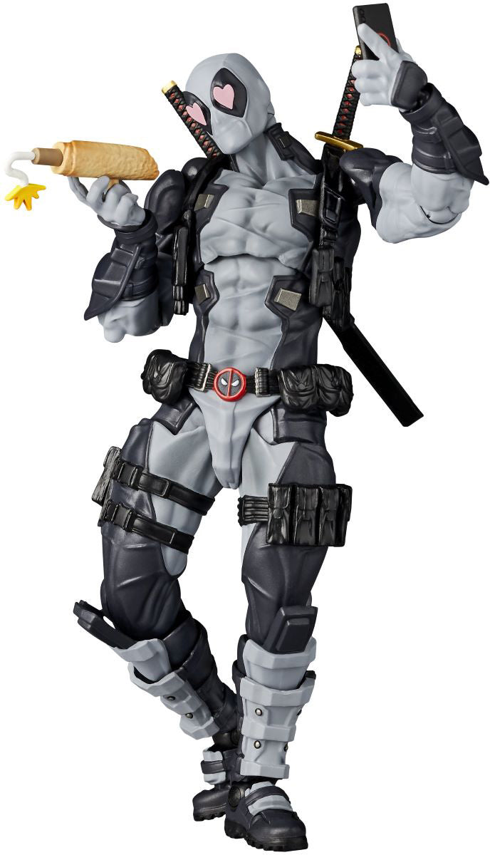 Amazing Yamaguchi Revoltech Deadpool X-Force Ver. 2.5 Action Figure - Highly Articulated Collectible Toy for Marvel Fans | Display, Photography & Cosplay Scenes