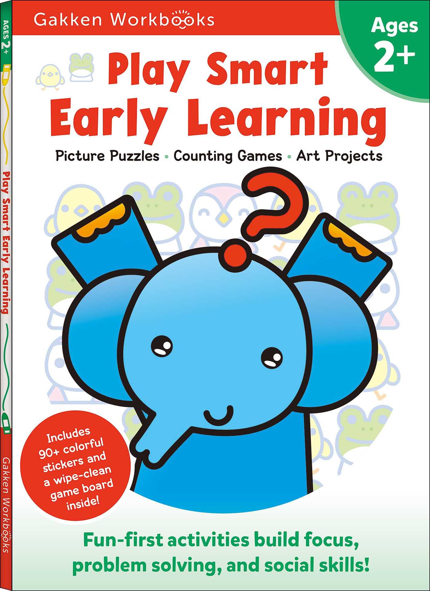 Play Smart Early Learning Activity Book for Toddlers Ages 2+ | Fun Educational Games & Puzzles for Preschool Development | Perfect for Home & Classroom Learning Activities