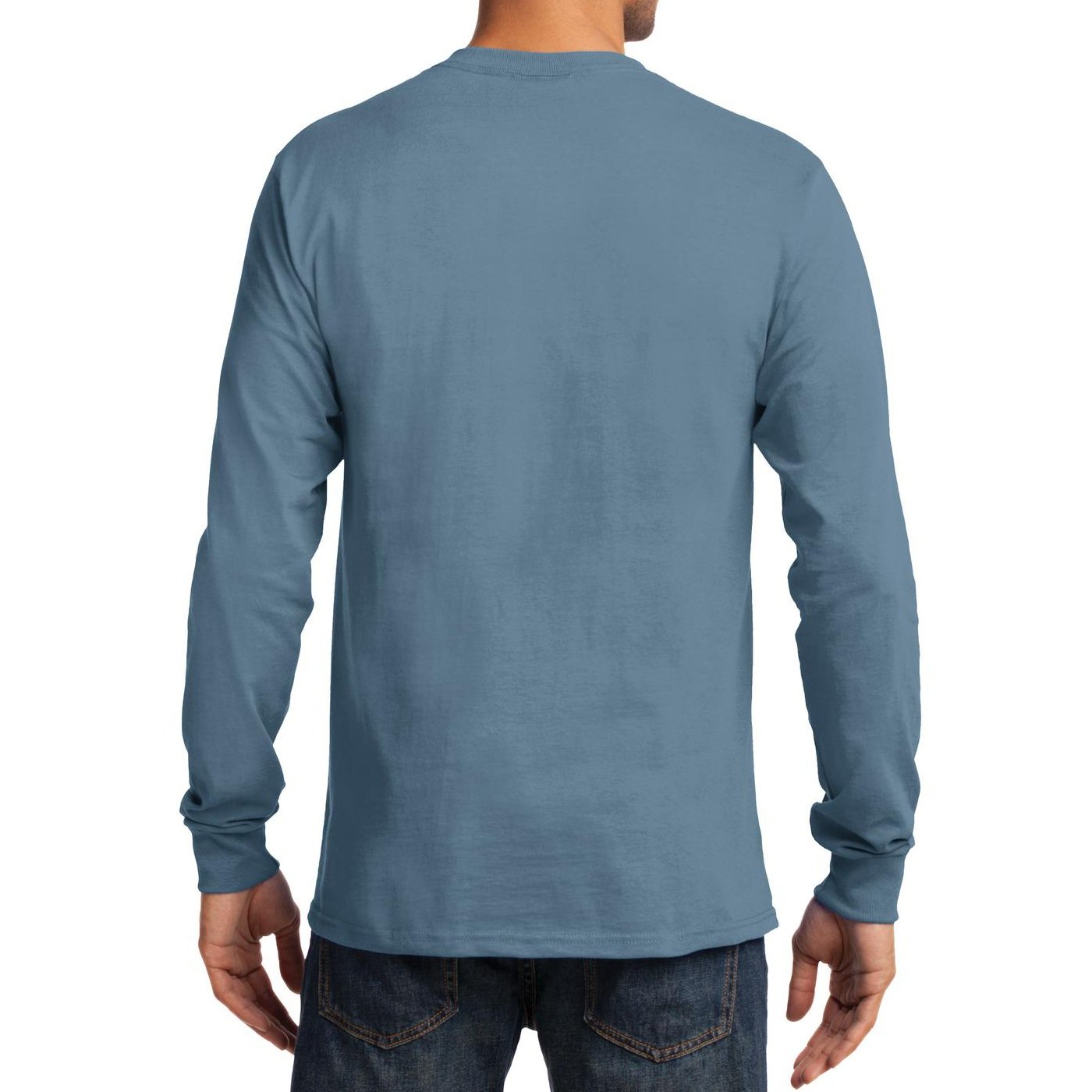 Premium Men's Long Sleeve Essential T-Shirt - Soft Cotton Basic Tee for Casual Wear, Layering & Everyday Comfort