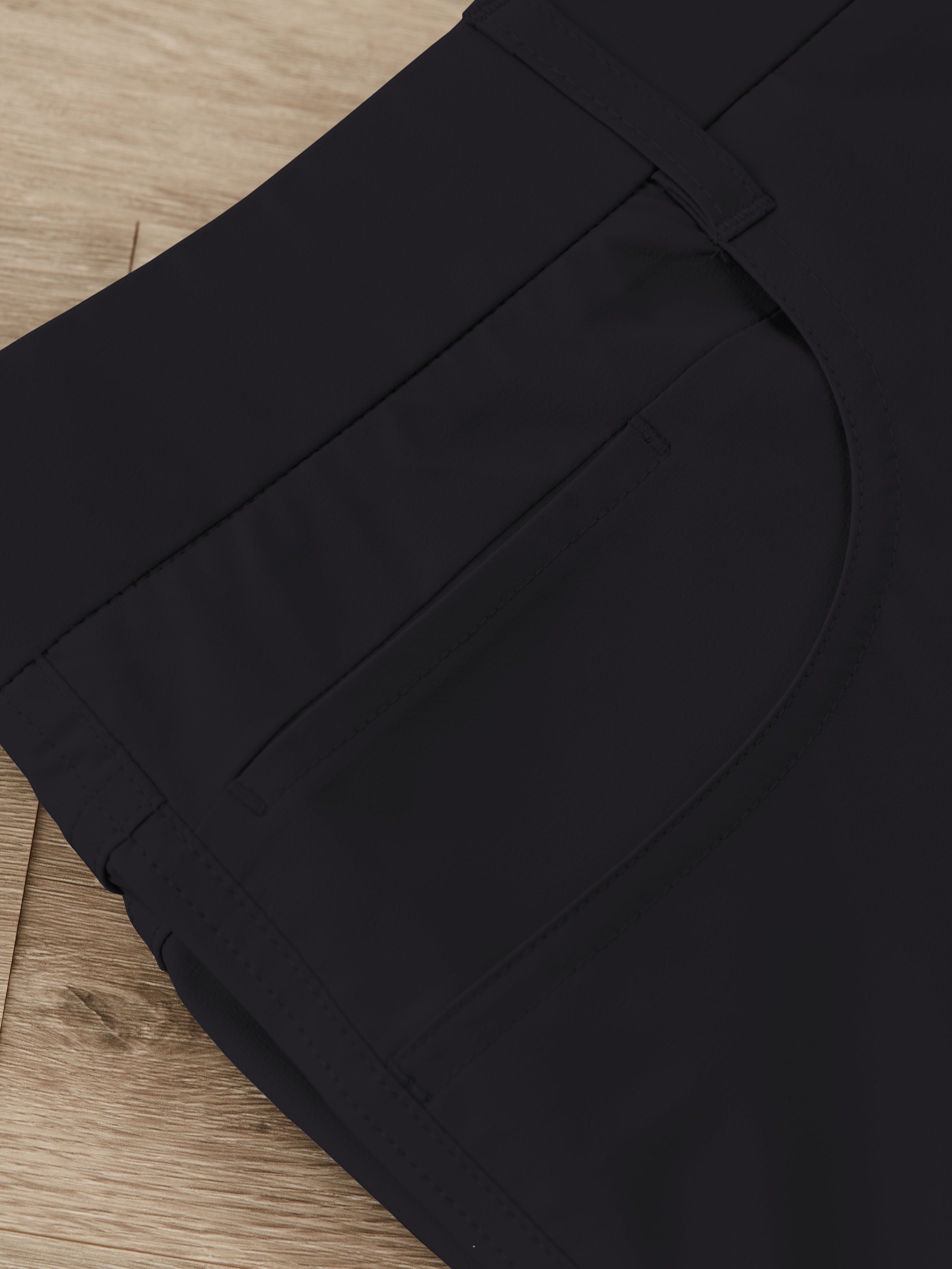 Premium Men's Tapered 5-Pocket Pants - Slim Fit Stretch Comfortable Dress Chinos for Business Casual & Office Wear