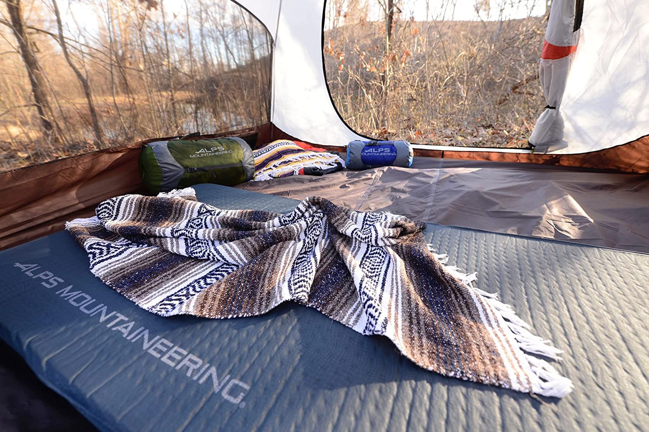 ALPS Mountaineering Outback Self-Inflating Foam Camping Sleeping Pad - Lightweight, Comfortable Air Mattress for Backpacking, Hiking & Outdoor Adventures - Perfect for Camping, Travel & Guest Bed