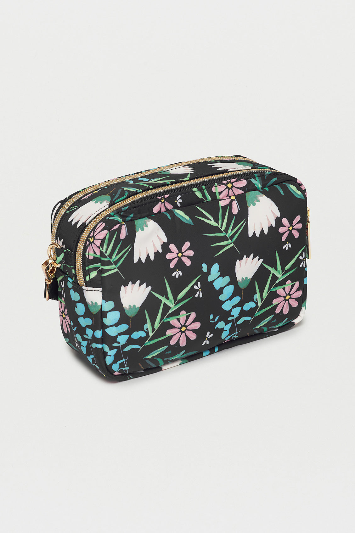 Holland Crossbody Bag with Dark Floral Print - EBP5048 | Stylish Women's Shoulder Purse for Casual Outings & Travel
