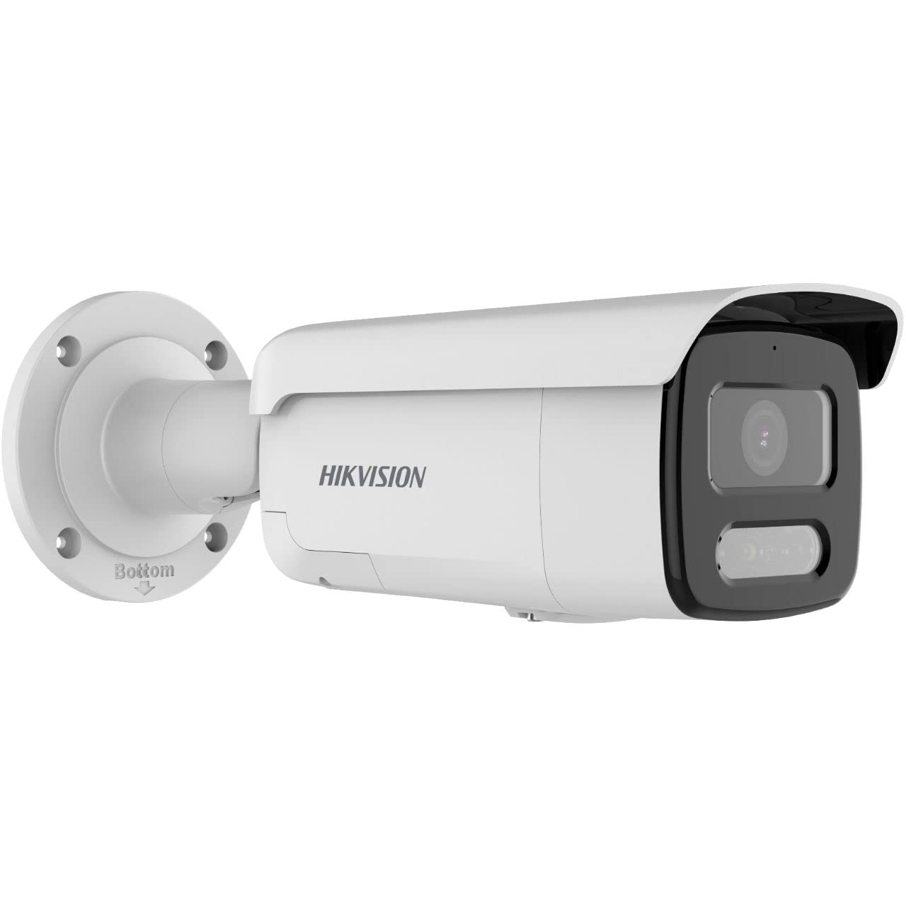 HikVision 4MP ColorVu Bullet IP Security Camera - Outdoor Night Vision, 2.8mm Lens, IP67 Weatherproof (DS-2CD2T47G2-LSU/SL) - Ideal for Home Security, Business Surveillance & Property Monitoring