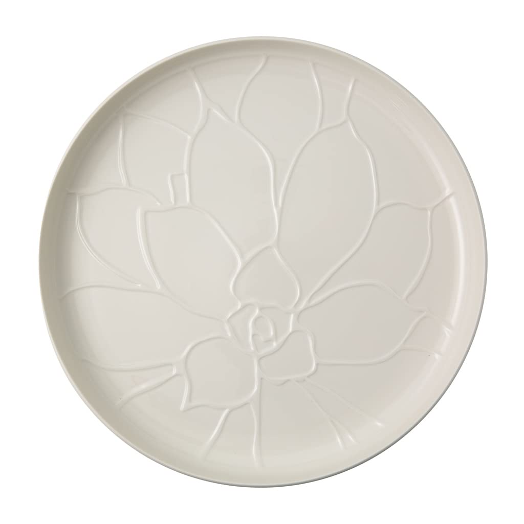 Villeroy & Boch My Home Tray - Premium Porcelain Serving Tray in Green & White - Practical Carry Tray for Coffee, Breakfast, or Bathroom Essentials - Elegant Home Decor & Gift Idea