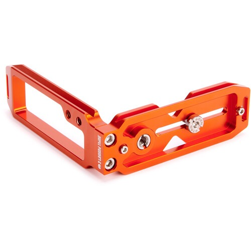 3 Legged Thing QR11 2.0 Universal Full Size L Bracket for DSLR Cameras - Copper Orange - Compatible with Tripods & Monopods - Perfect for Landscape & Portrait Photography