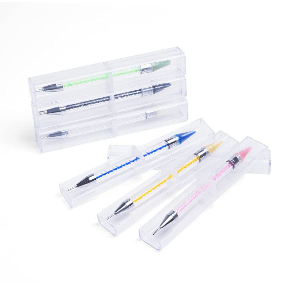 5pcs Double-head Nail Drill Pen for Nail Art - Pink