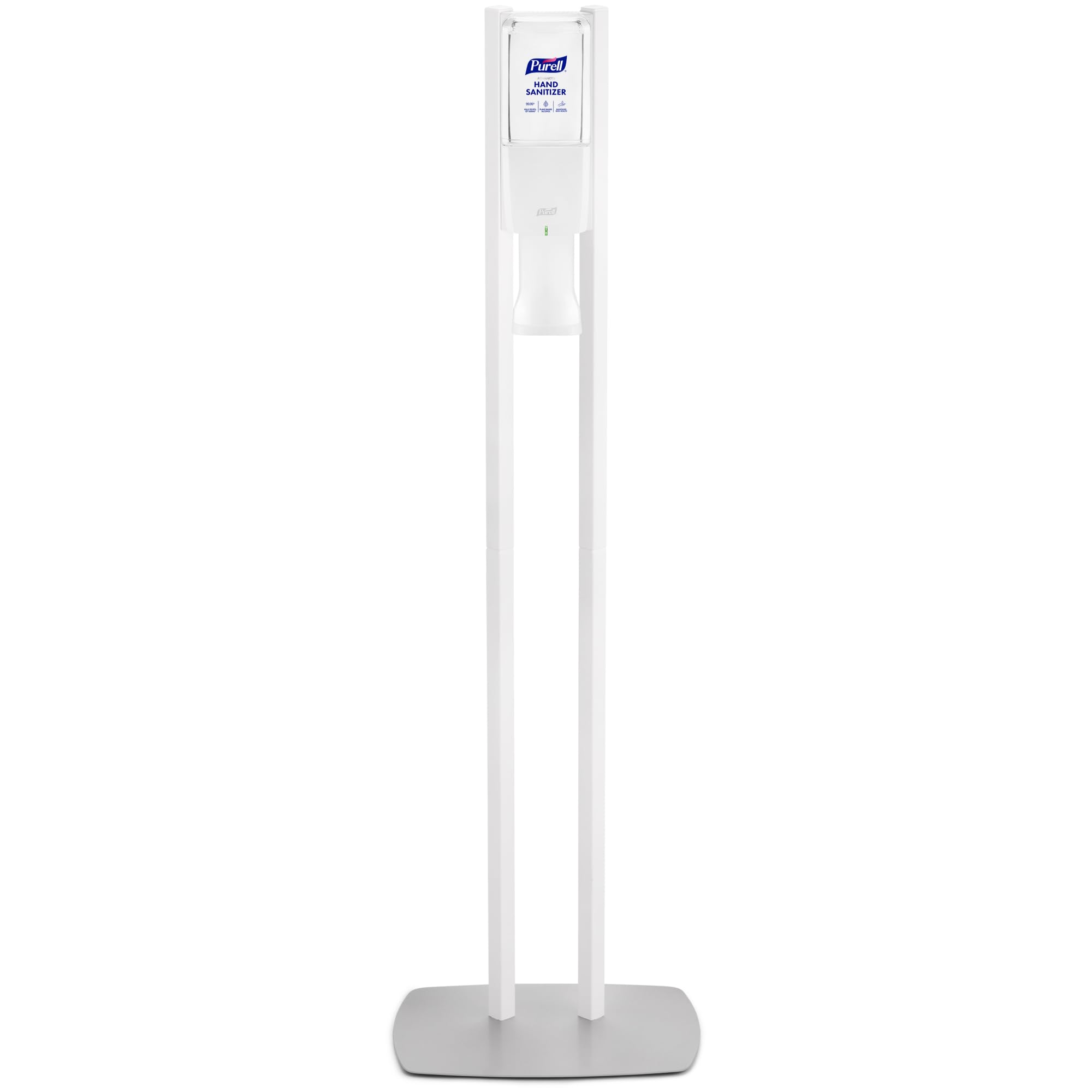 PURELL ES10 Automatic Hand Sanitizer Dispenser with White Floor Stand - Touch-Free Sanitizing Solution for Offices, Hospitals, and Public Spaces (Pack of 1) - 8210-DS